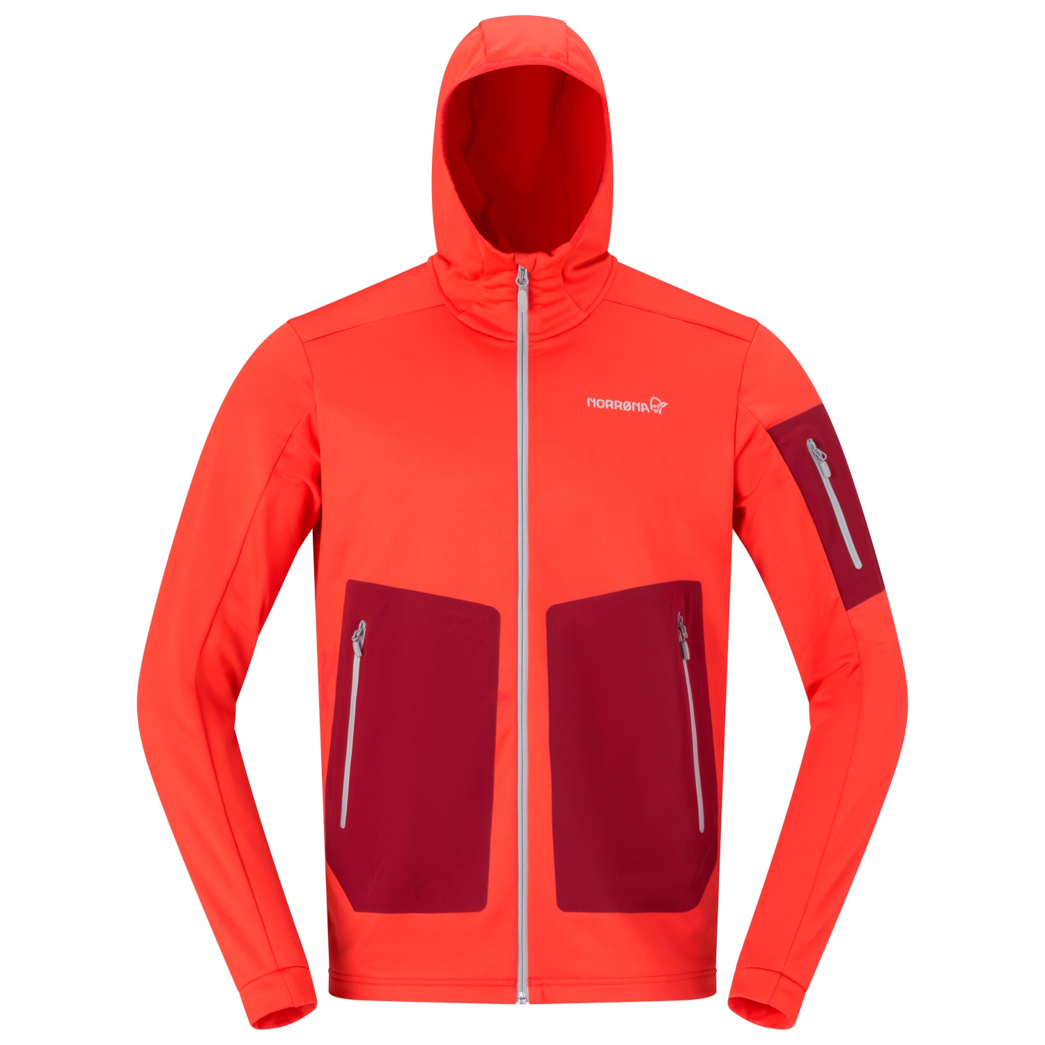 Norrøna - Falketind Warm2 Stretch Hood - Fleecejacke