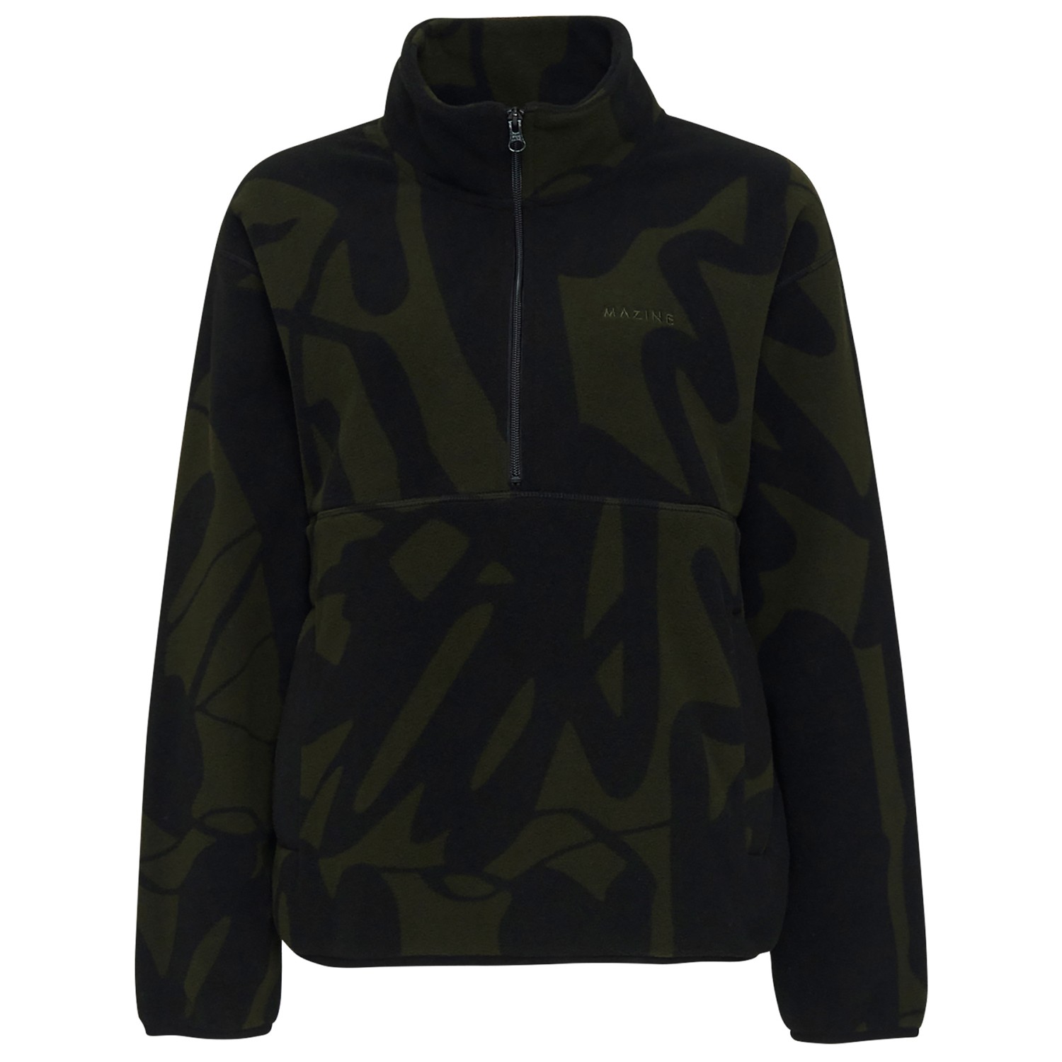 Mazine - Nash Printed Fleece Half Zip - Fleecepullover