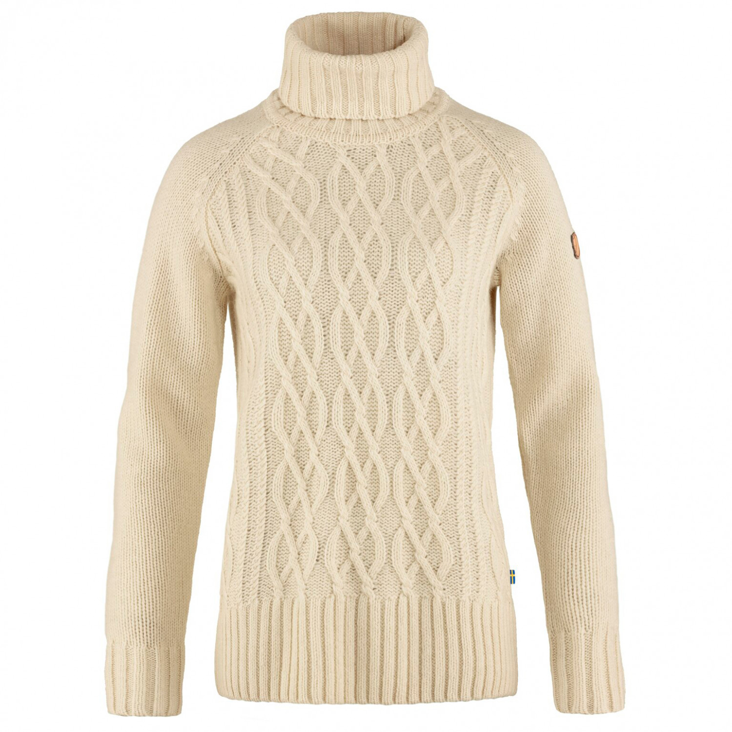 Fjällräven - Women's Övik Cable Knit Roller Neck - Wollpullover