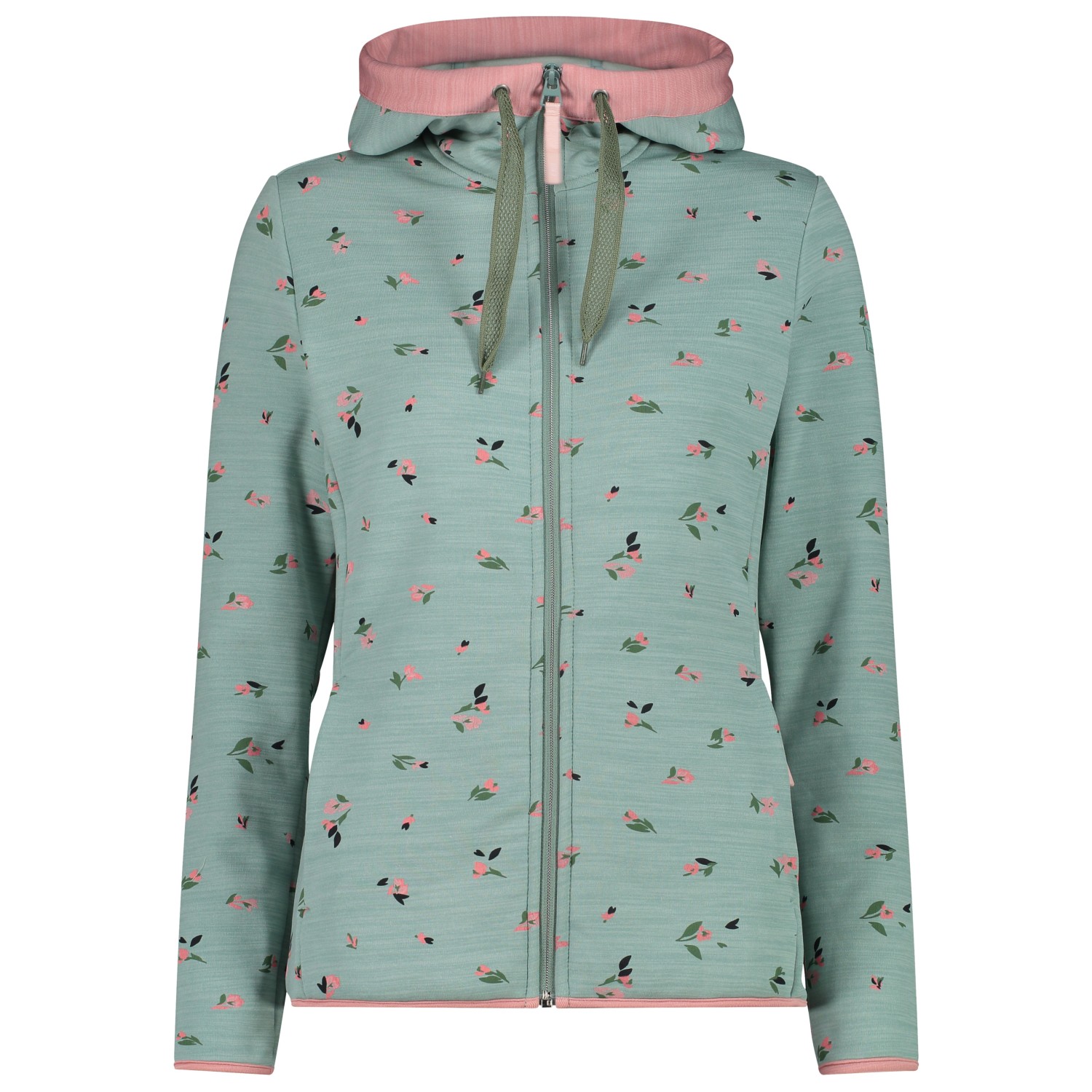 CMP - Women's Printed Stretch Jacket Fix Hood - Fleecejacke