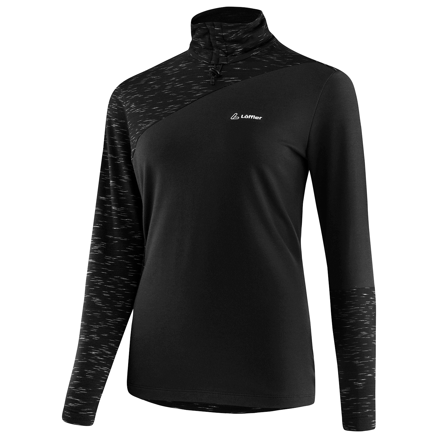 Löffler - Women's Turtleneck Starlit Transtex - Fleecepullover