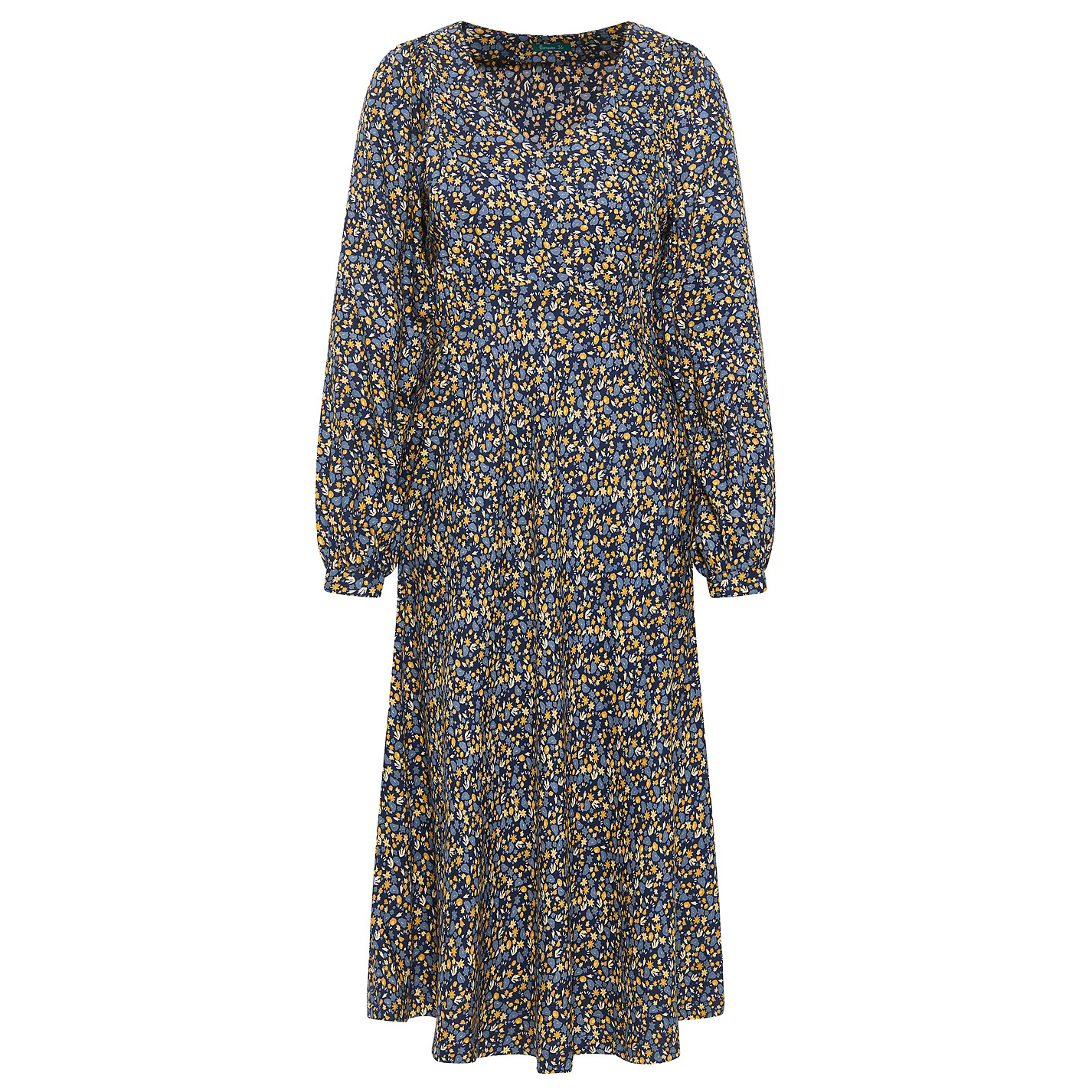 Tranquillo - Women's Lockeres Ecovero-Kleid V-Neck - Kleid