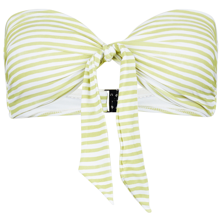 Seafolly - Women's Summercrush Twist Tie Front Bandeau - Bikini-Top