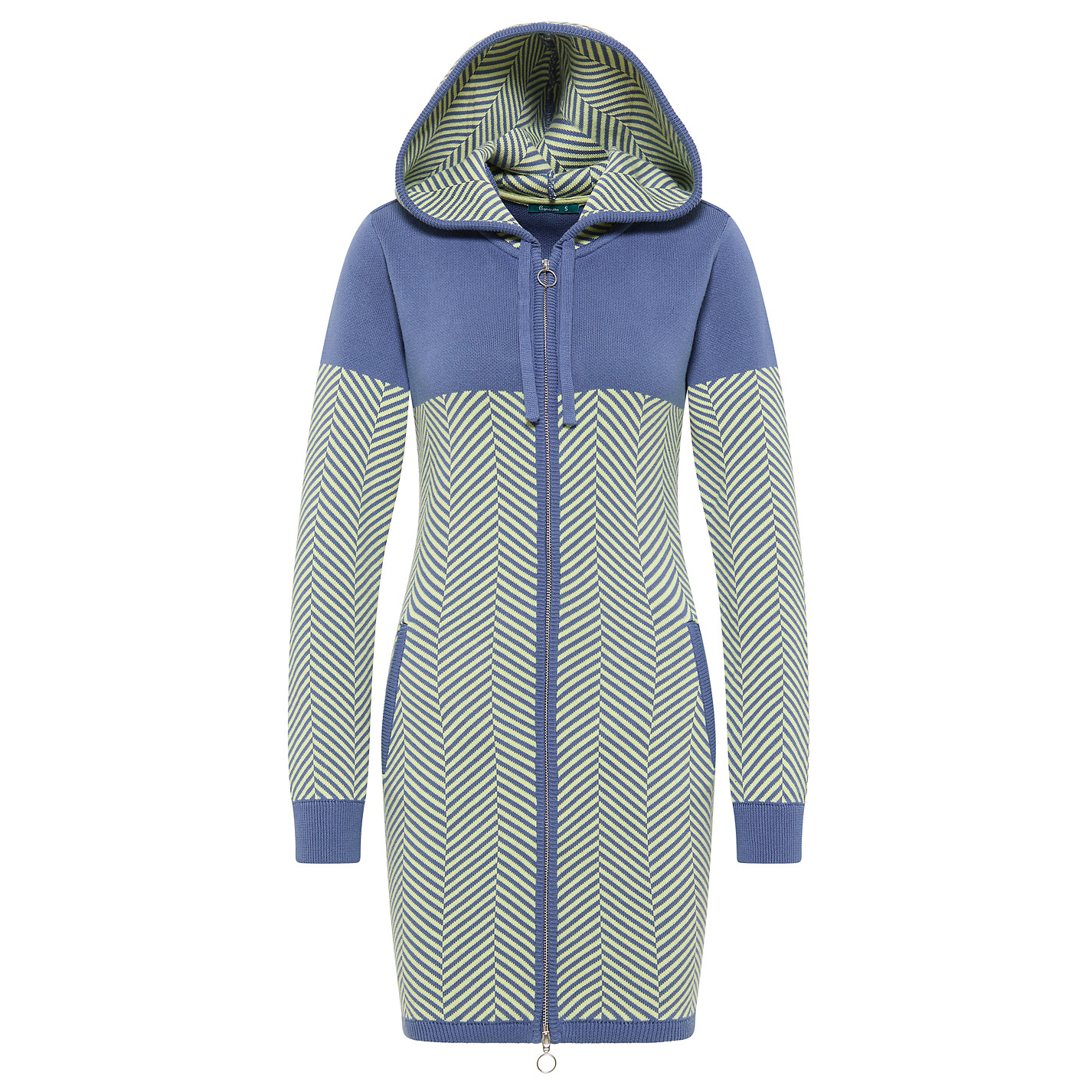 Tranquillo - Women's Jaquard Strickjacke - Mantel