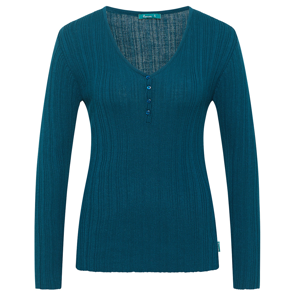 Tranquillo - Women's Seidiges Ecovero-Shirt V-Neck - Longsleeve