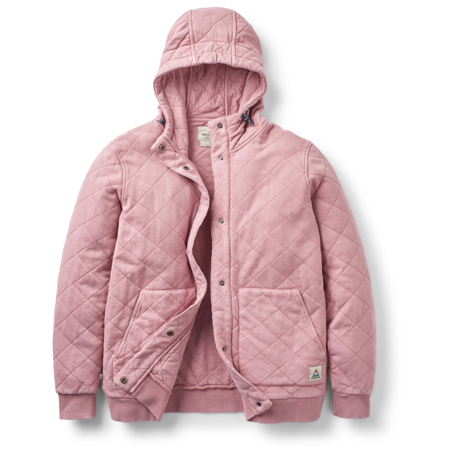 Passenger - Women's Clementine Recy. Quilted Popper Up Hoodie - Hoodie