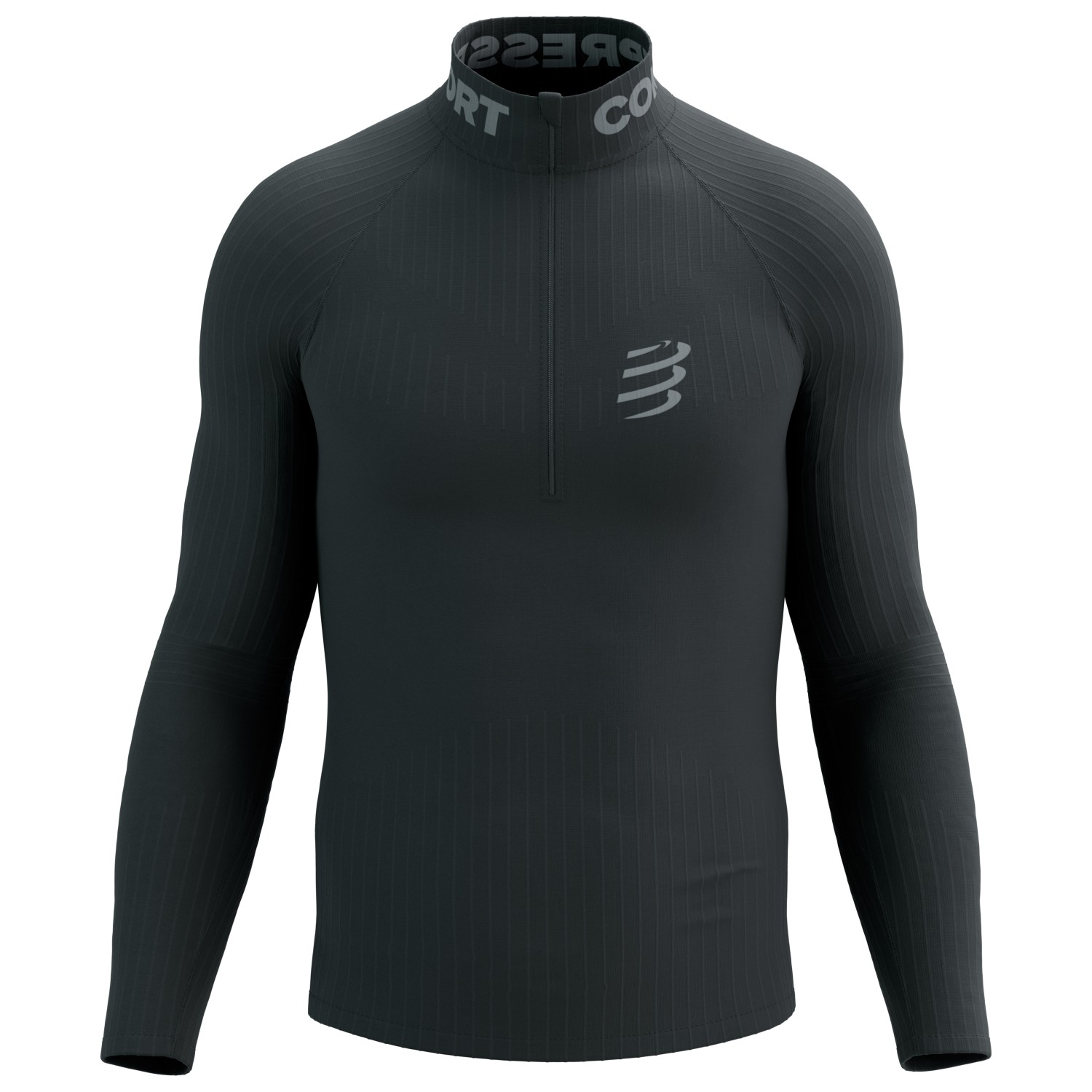 Compressport - 3D Thermo Half Zip L/S Top - Laufshirt