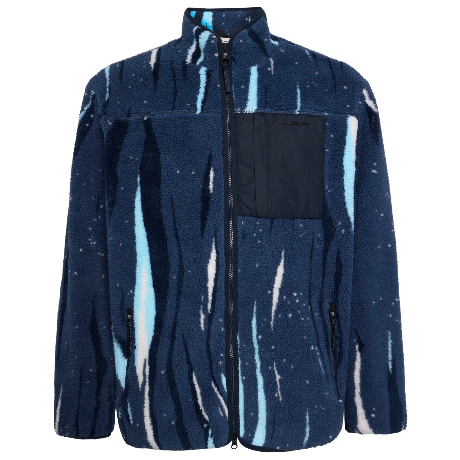 KnowledgeCotton Apparel - Loose Fit Northern Lights Fleece - Fleecejacke KnowledgeCotton Apparel - Loose Fit Northern Lights Fleece - Fleecejacke