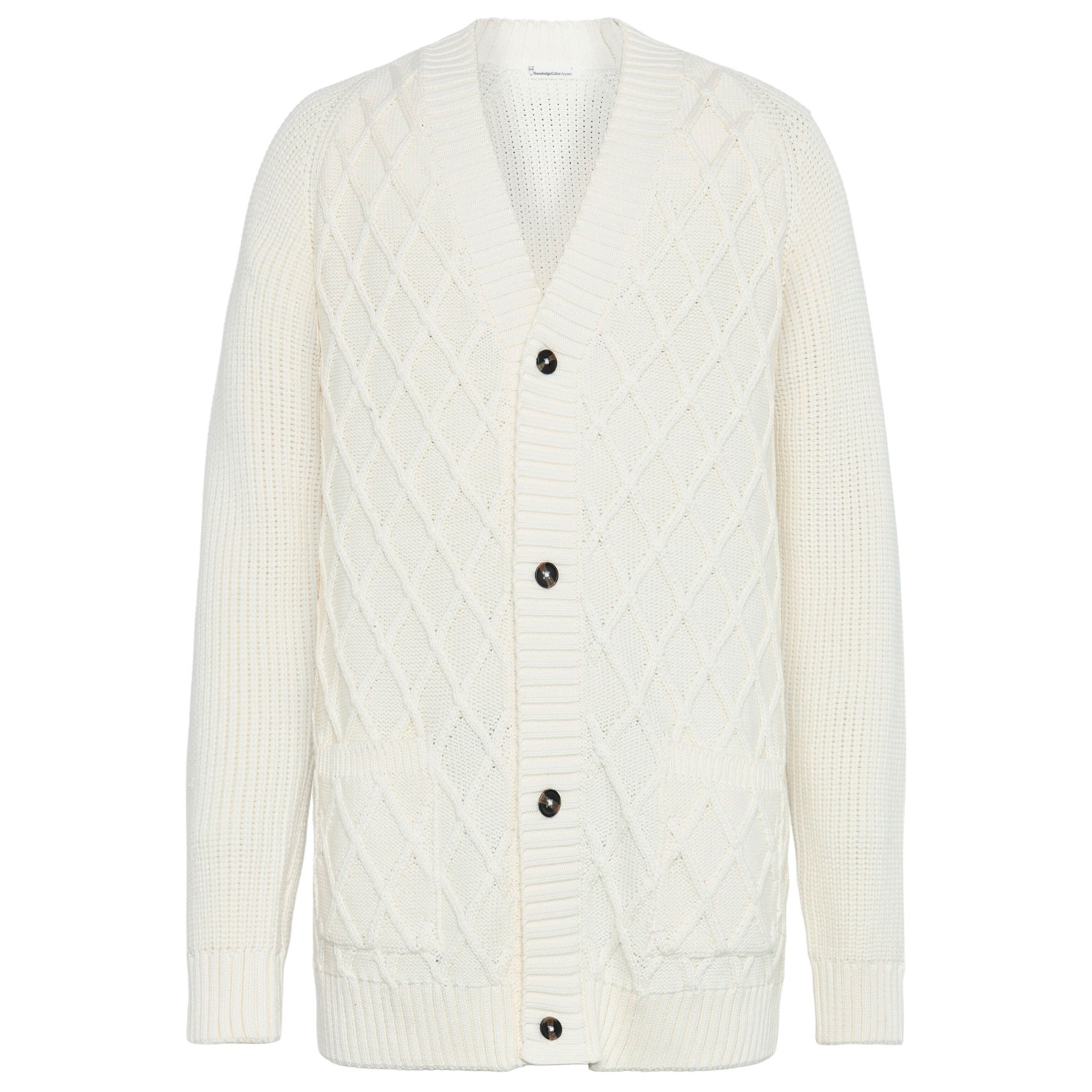 KnowledgeCotton Apparel - Cotton Diamond Cardigan Knit - Wolljacke KnowledgeCotton Apparel - Cotton Diamond Cardigan Knit - Wolljacke