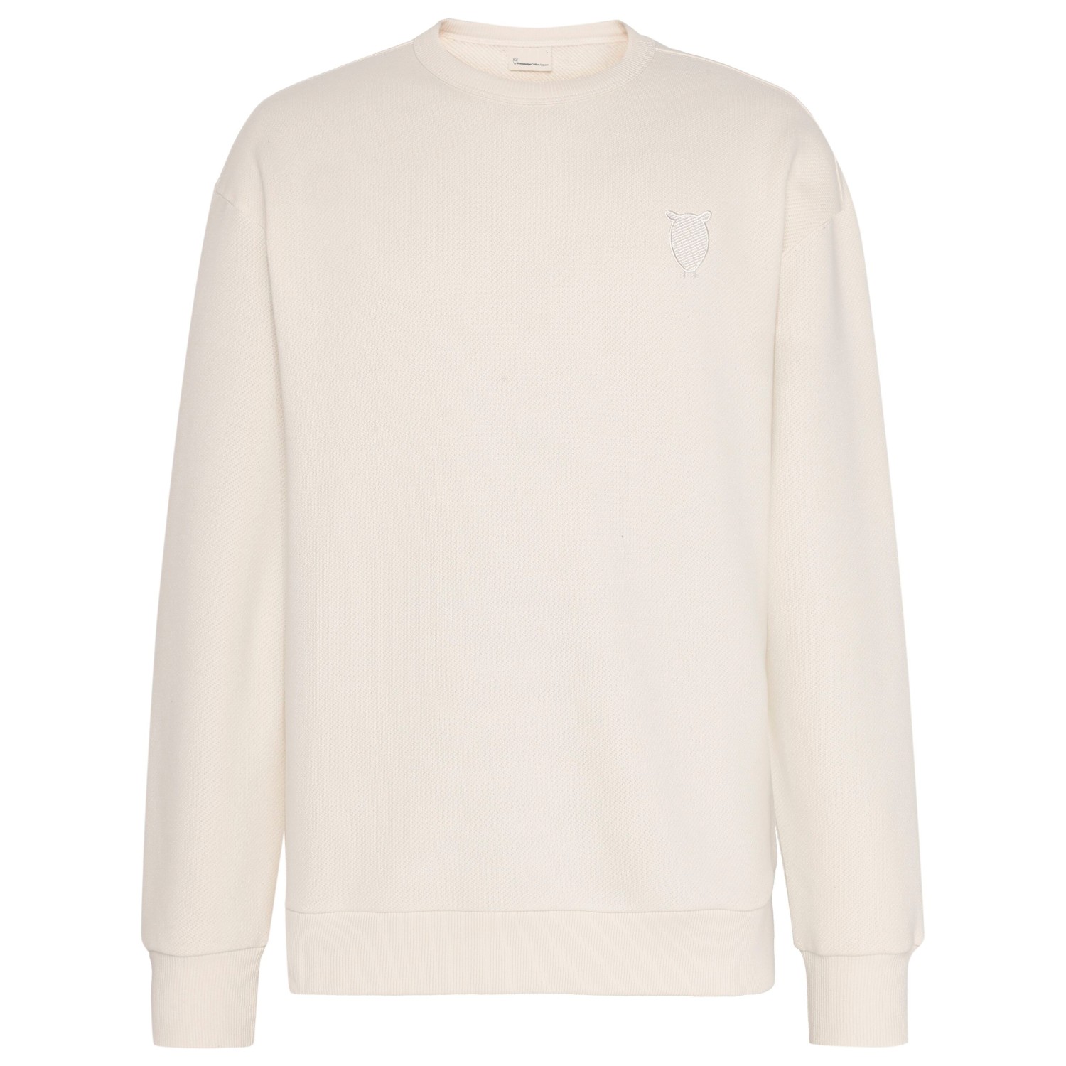 KnowledgeCotton Apparel - Heavy Diagonal Structure Sweater - Fleecepullover KnowledgeCotton Apparel - Heavy Diagonal Structure Sweater - Fleecepullover