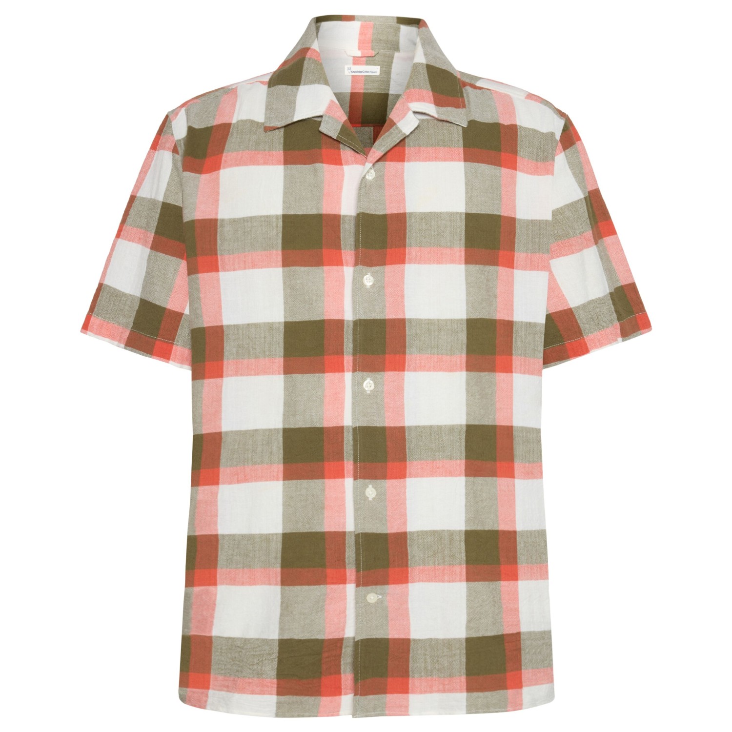 KnowledgeCotton Apparel - Boxed Fit S/S Checkered Shirt - Hemd KnowledgeCotton Apparel - Boxed Fit S/S Checkered Shirt - Hemd