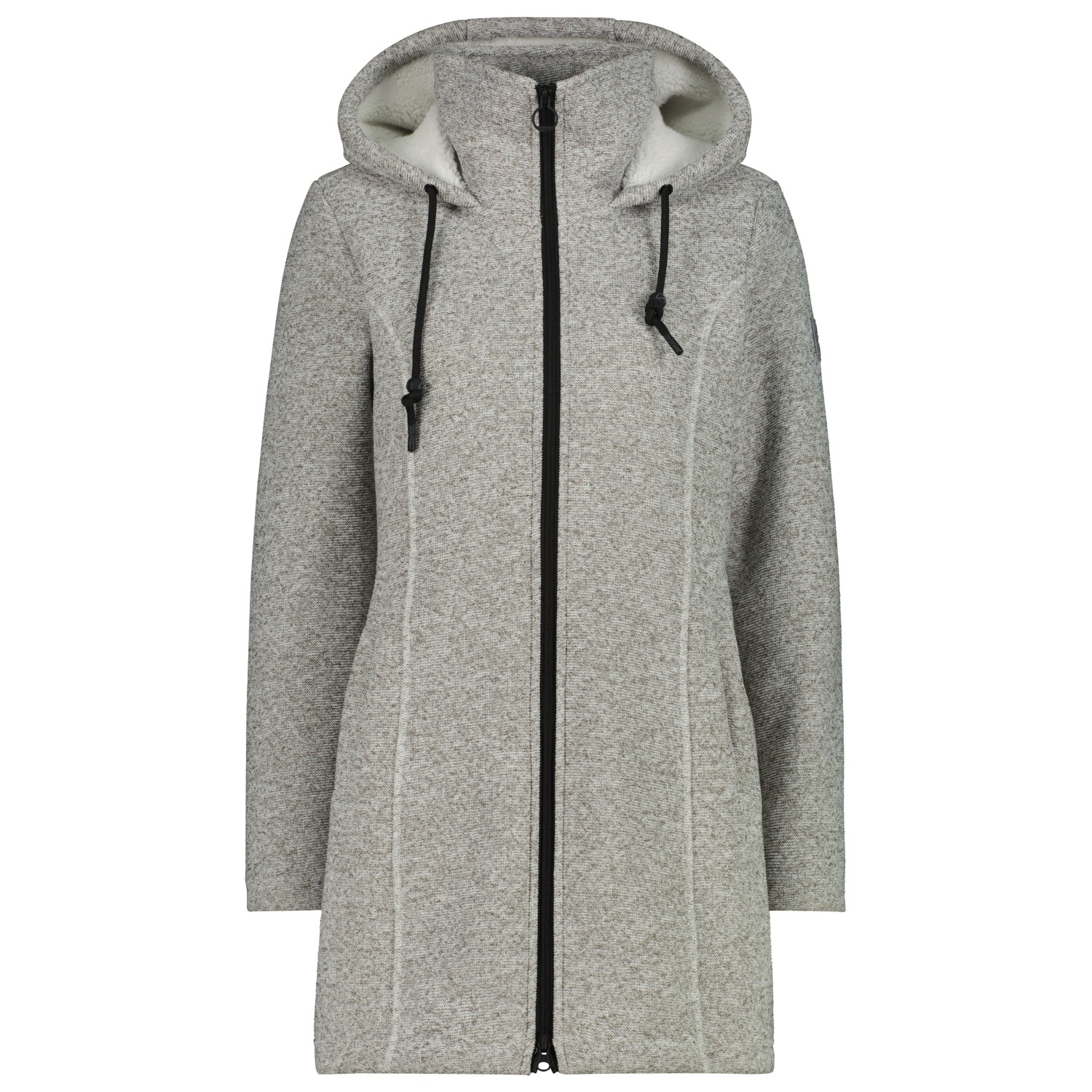 CMP - Women's Parka Fix Hood Bonded Knitted w. Fur - Fleecejacke CMP - Women's Parka Fix Hood Bonded Knitted w. Fur - Fleecejacke