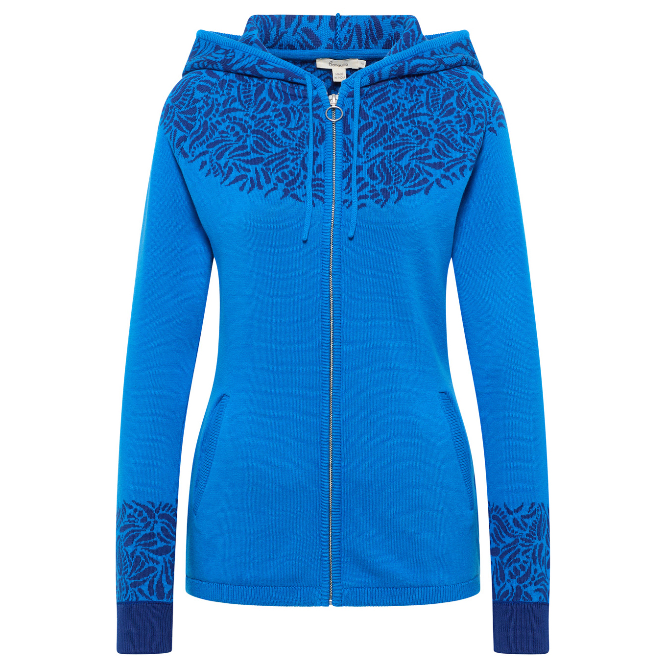 Tranquillo - Women's Jaquard-Strickjacke - Freizeitjacke Tranquillo - Women's Jaquard-Strickjacke - Freizeitjacke