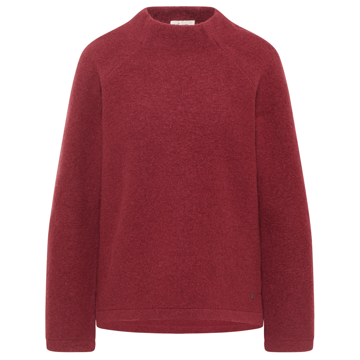 Tranquillo - Women's Kurzer Pullover aus Reiner Walkwolle - Wollpullover Tranquillo - Women's Kurzer Pullover aus Reiner Walkwolle - Wollpullover