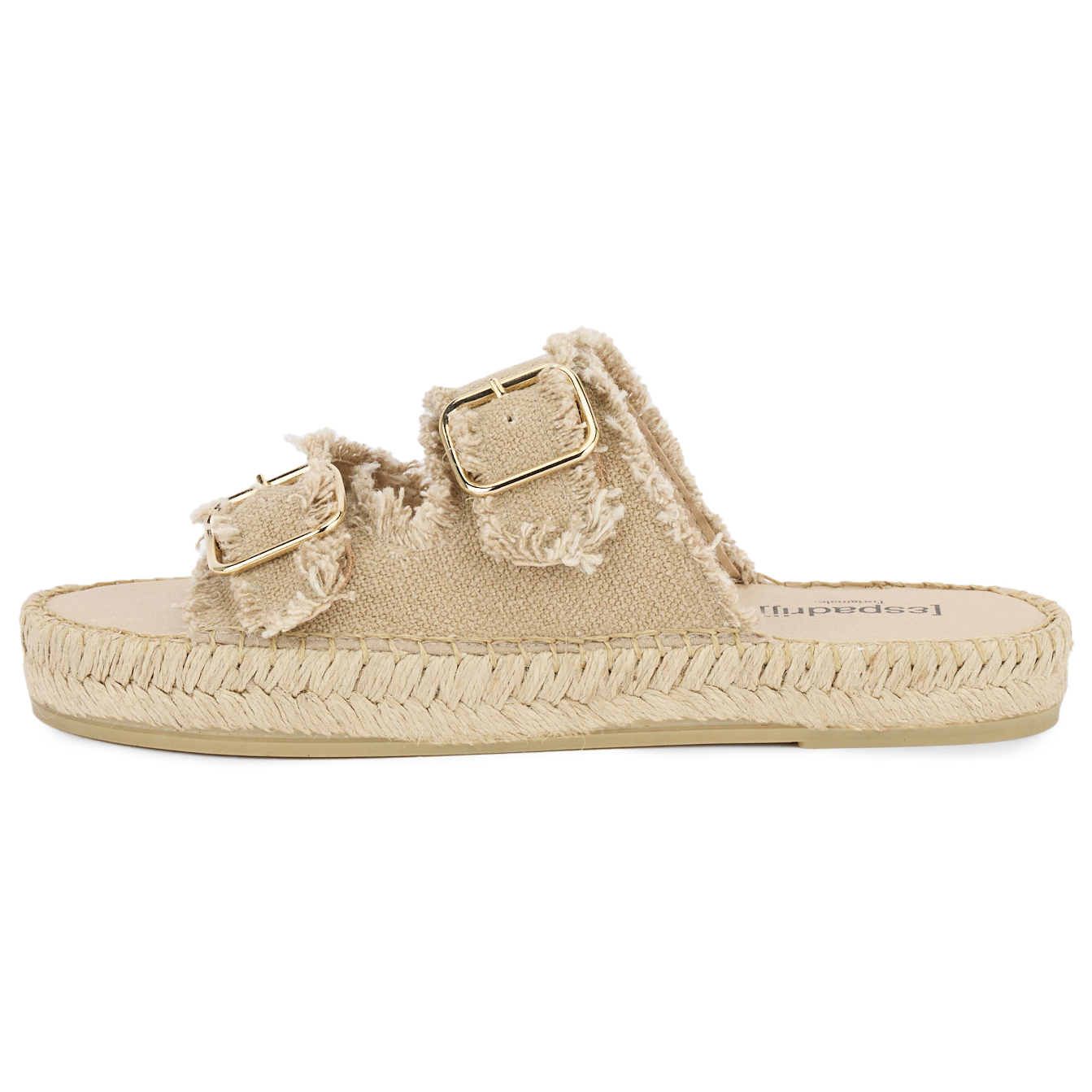 Espadrij - Women's Claquette Linen - Sandalen Espadrij - Women's Claquette Linen - Sandalen