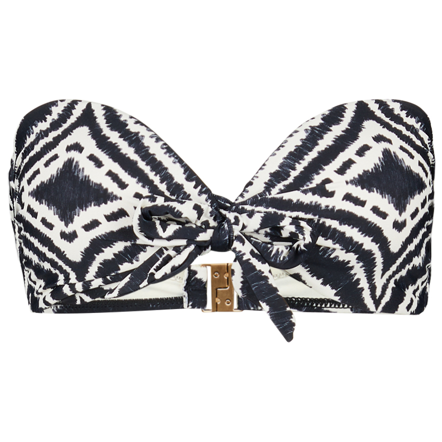 Seafolly - Women's Zanzibar Twist Tie Front Bandeau - Bikini-Top Seafolly - Women's Zanzibar Twist Tie Front Bandeau - Bikini-Top