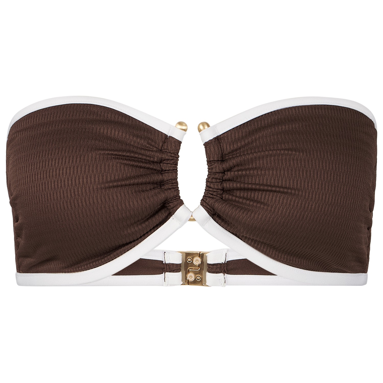 Seafolly - Women's Beach Bound Ring Front Bandeau - Bikini-Top Seafolly - Women's Beach Bound Ring Front Bandeau - Bikini-Top