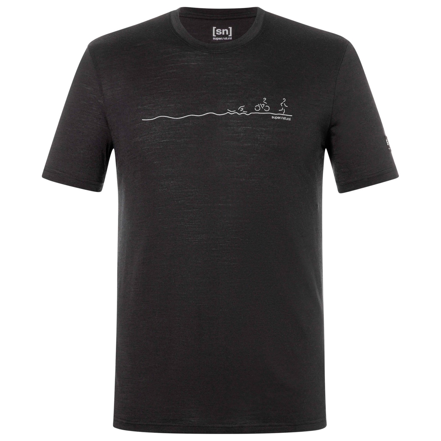 super.natural - Tri Tee - Merinoshirt
