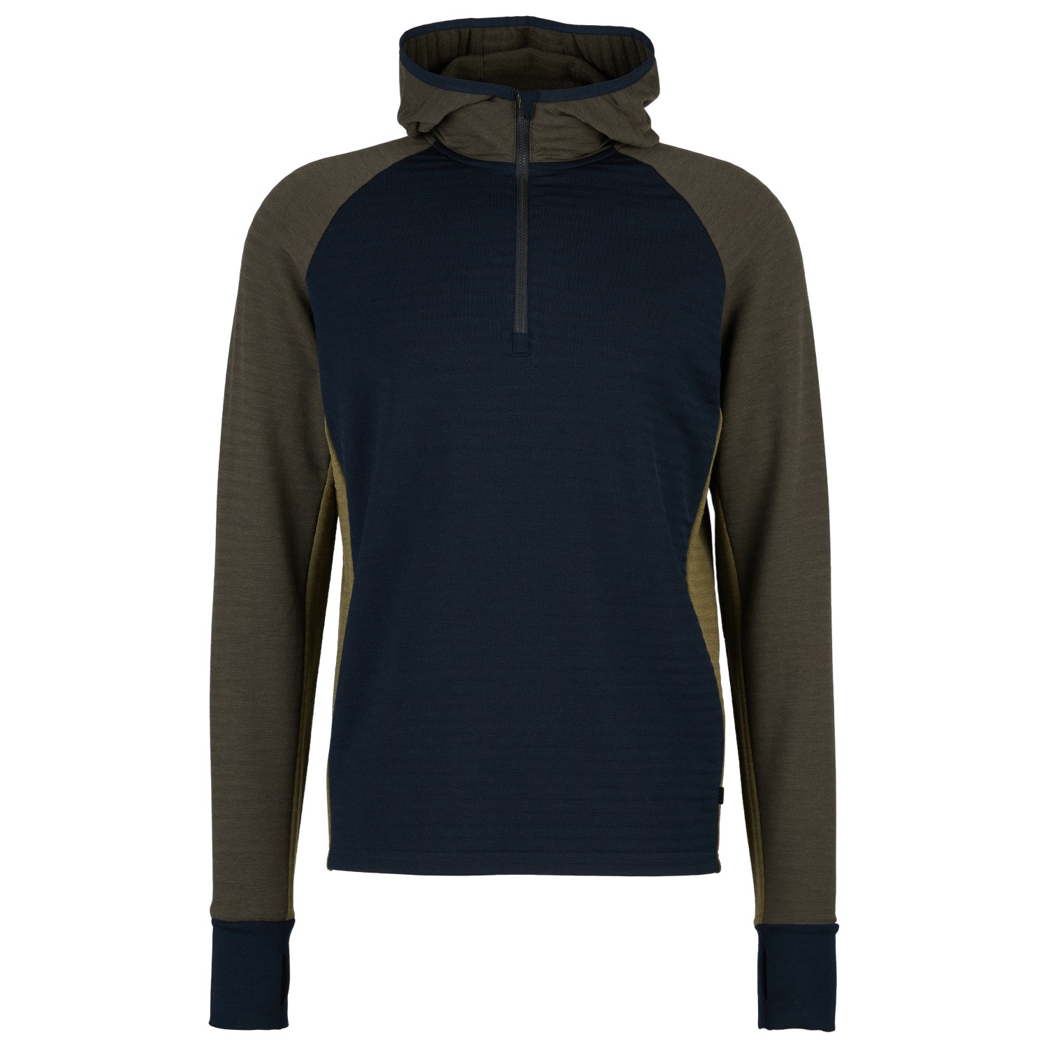 Stoic - MerinoFleece260 FlenSt. Half Zip with Hood - Merinohoodie Stoic - MerinoFleece260 FlenSt. Half Zip with Hood - Merinohoodie