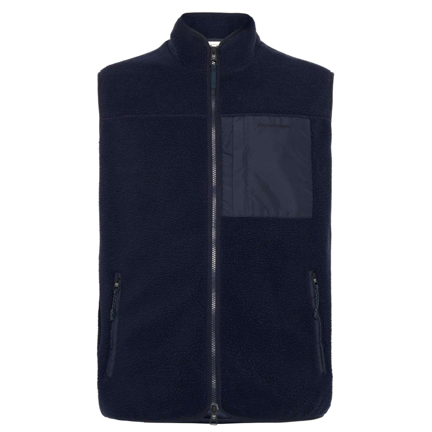 KnowledgeCotton Apparel - ED Adv. Loose Fit Zip Fleece Vest - Fleeceweste