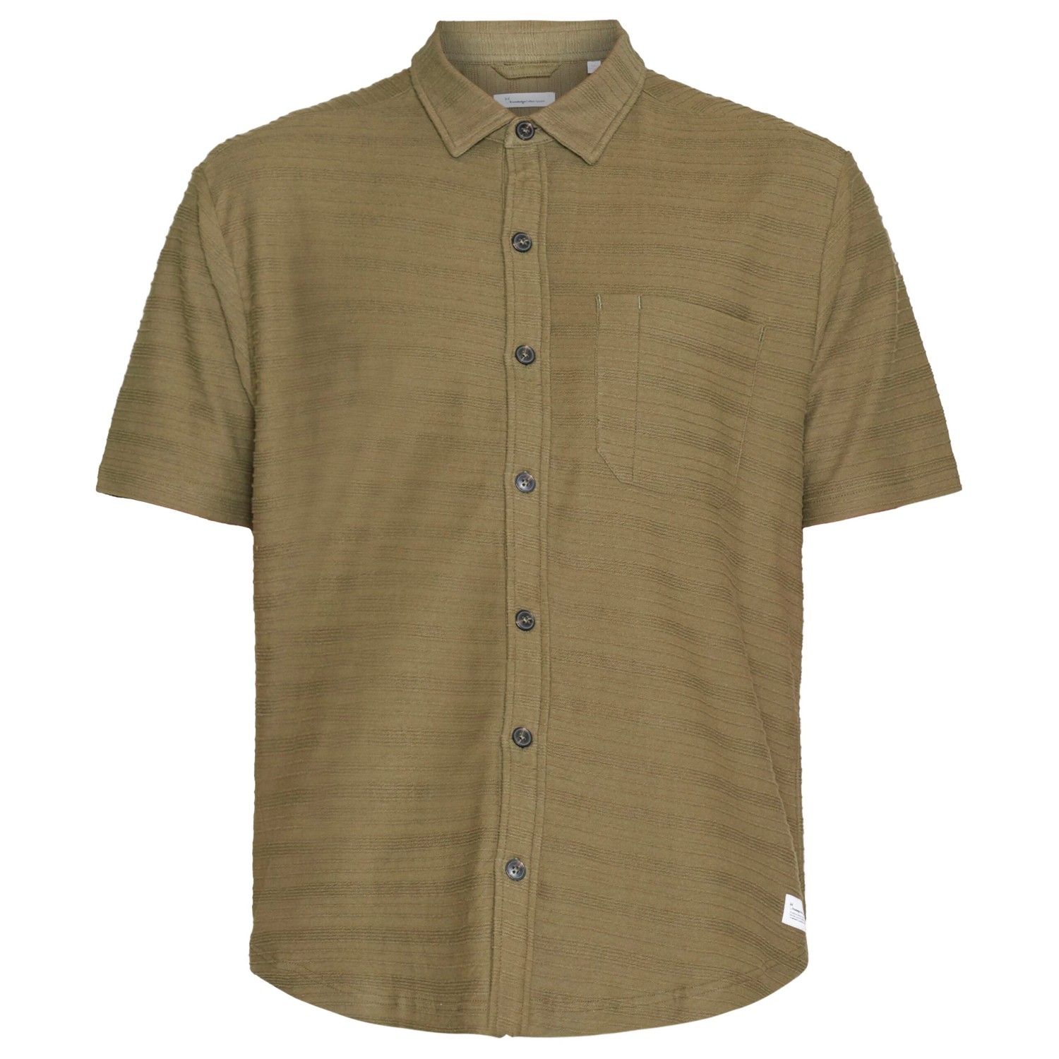 KnowledgeCotton Apparel - Loose S/S Solid Striped Jersey - Hemd KnowledgeCotton Apparel - Loose S/S Solid Striped Jersey - Hemd