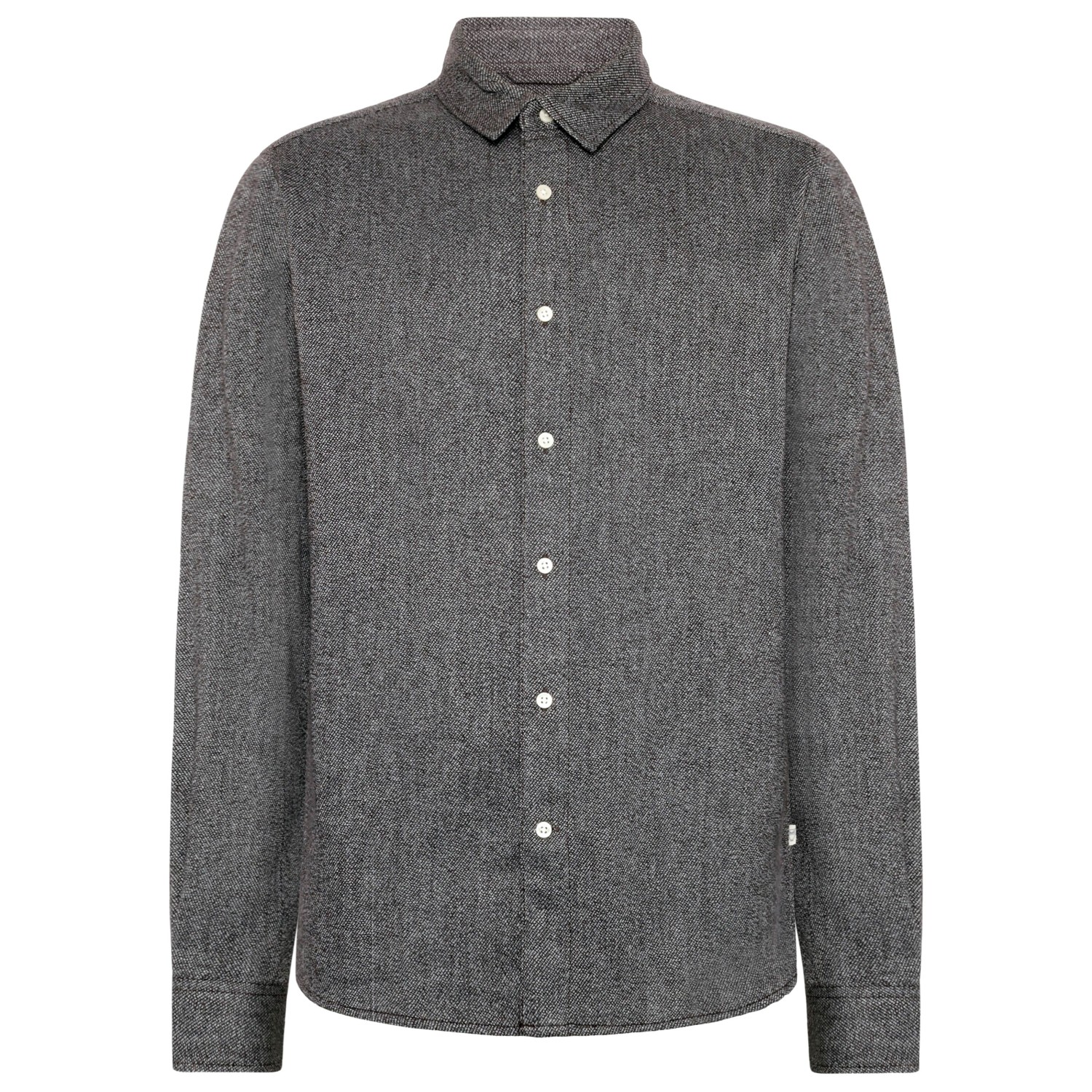KnowledgeCotton Apparel - Regular Fit Dobby Look Shirt - Hemd