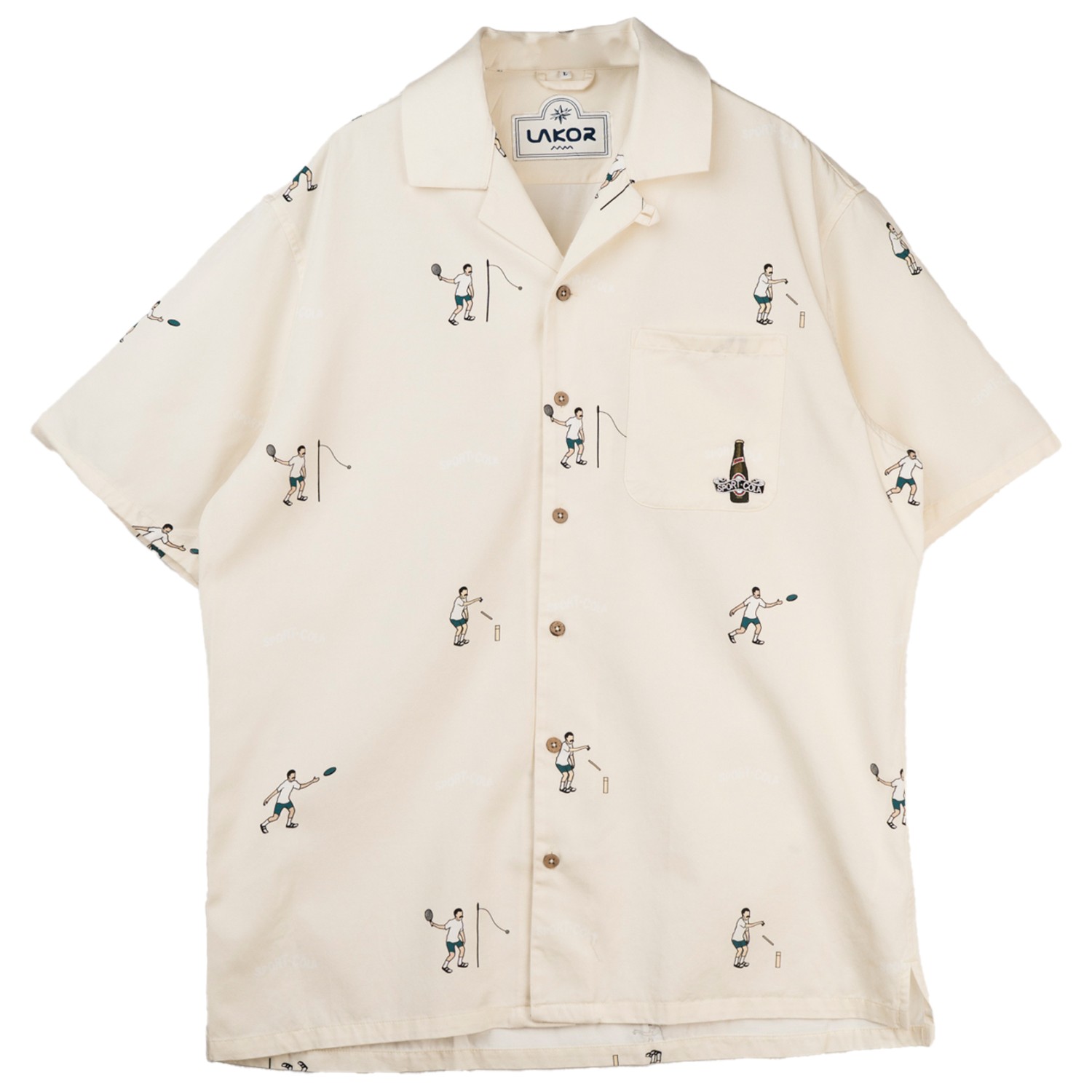LAKOR - Sport Cola Campingsport Short Sleeve Shirt - Hemd