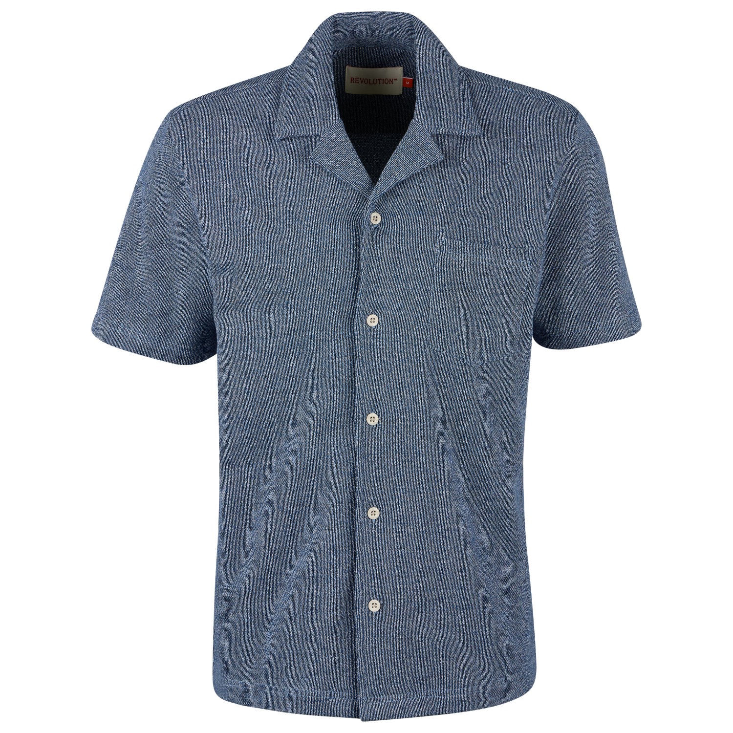 Revolution - Short-Sleeved Cuban Shirt - Hemd Revolution - Short-Sleeved Cuban Shirt - Hemd