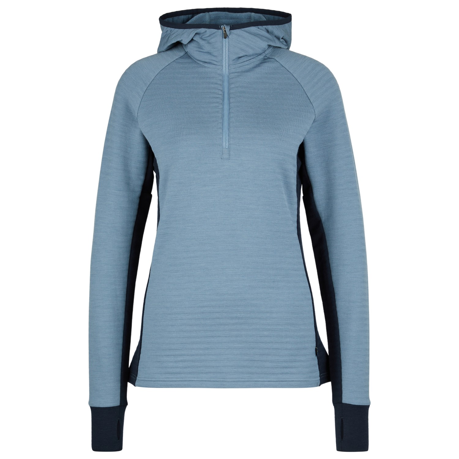 Stoic - Women's MerinoFleece260 FlenSt. Half Zip with Hood - Merinohoodie