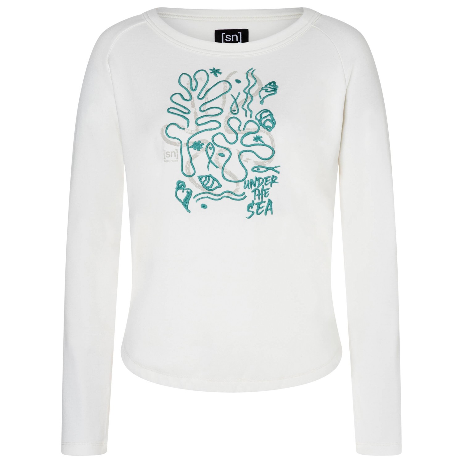 super.natural - Women's Under The Sea Crew - Longsleeve