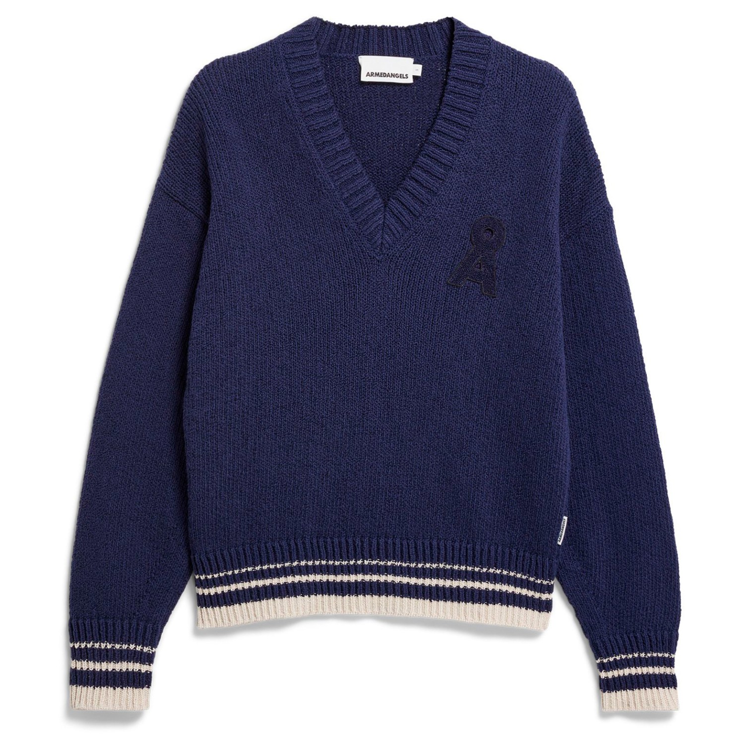 ARMEDANGELS - Women's Iconic Å College Knit Sweater - Pullover ARMEDANGELS - Women's Iconic Å College Knit Sweater - Pullover
