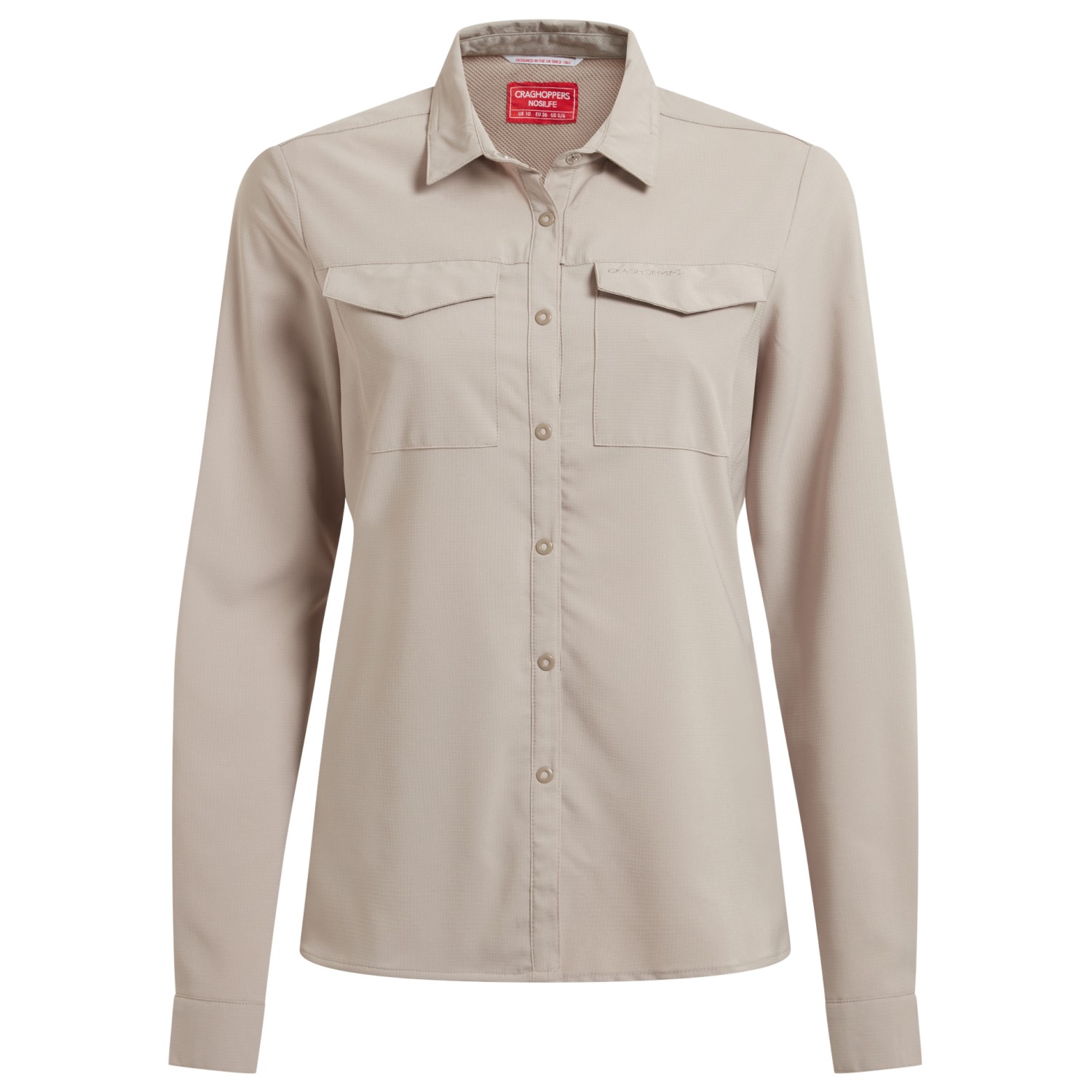 Craghoppers - Women's Nosilife Pro Langarm Bluse V - Bluse Craghoppers - Women's Nosilife Pro Langarm Bluse V - Bluse