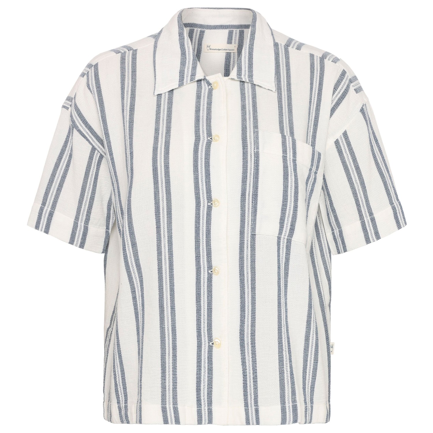 KnowledgeCotton Apparel - Women's Striped S/S Shirt - Bluse KnowledgeCotton Apparel - Women's Striped S/S Shirt - Bluse