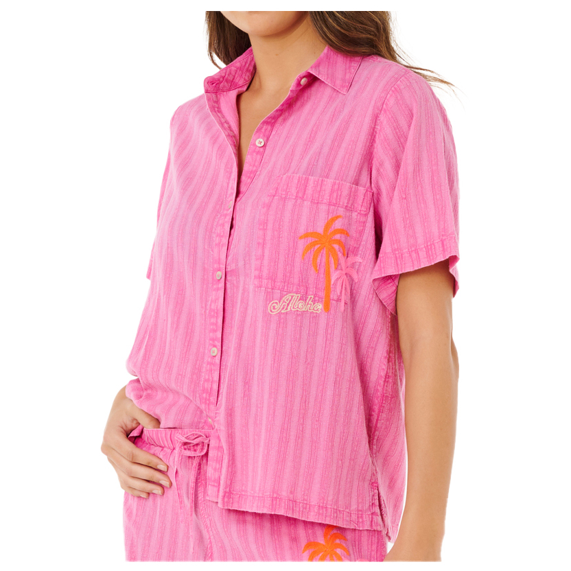 Rip Curl - Women's Hotel Malibu Embroid Shirt - Bluse