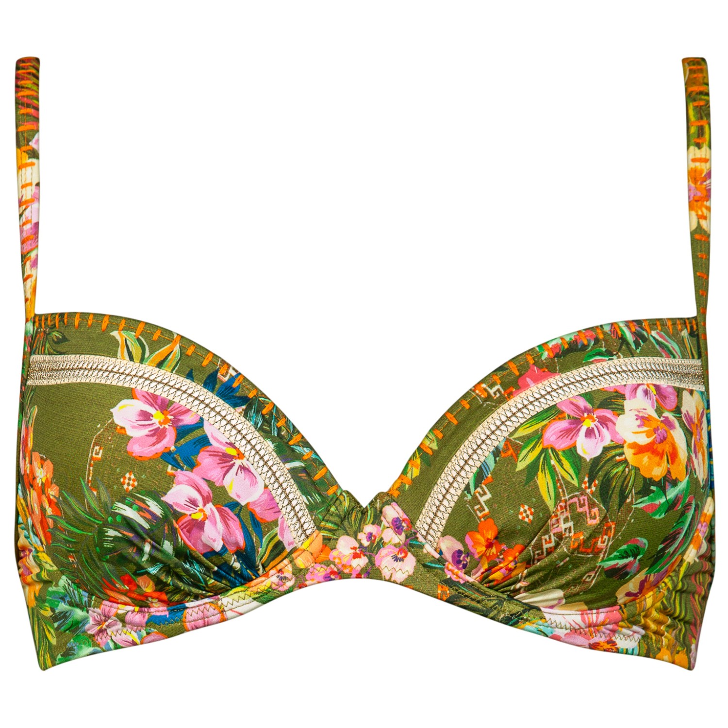 Watercult - Women's Sunset Florals Bikini Top 7374 - Bikini-Top Watercult - Women's Sunset Florals Bikini Top 7374 - Bikini-Top