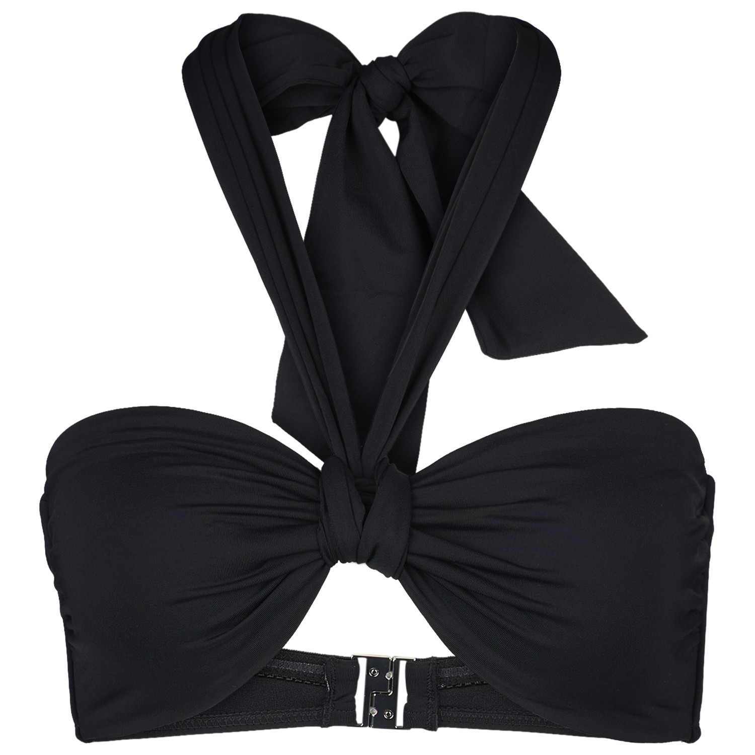 Seafolly - Women's Seafolly Collective Sash Tie Front Bandeau - Bikini-Top Seafolly - Women's Seafolly Collective Sash Tie Front Bandeau - Bikini-Top