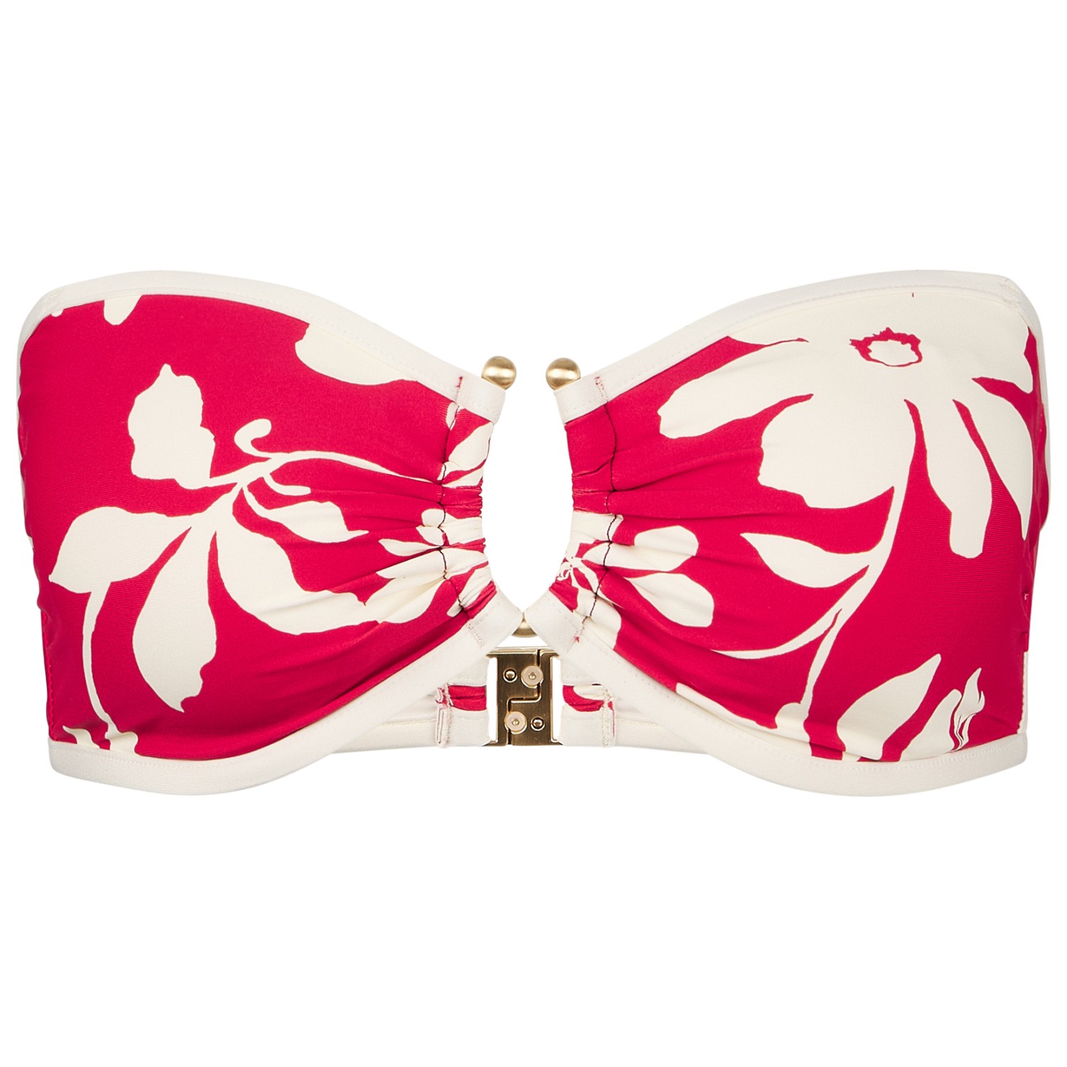 Seafolly - Mayflower Ring Front Bandeau - Bikini-Top Seafolly - Mayflower Ring Front Bandeau - Bikini-Top