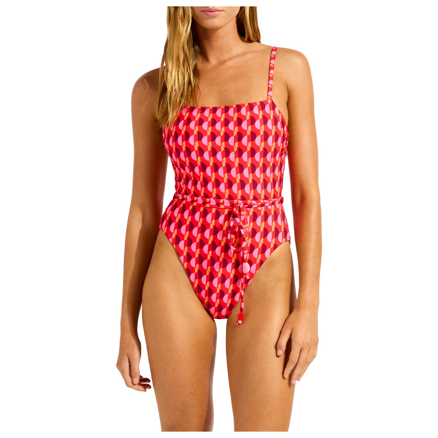 Seafolly - Women's Sorrento Reversible Square Neck One Piece - Badeanzug Seafolly - Women's Sorrento Reversible Square Neck One Piece - Badeanzug