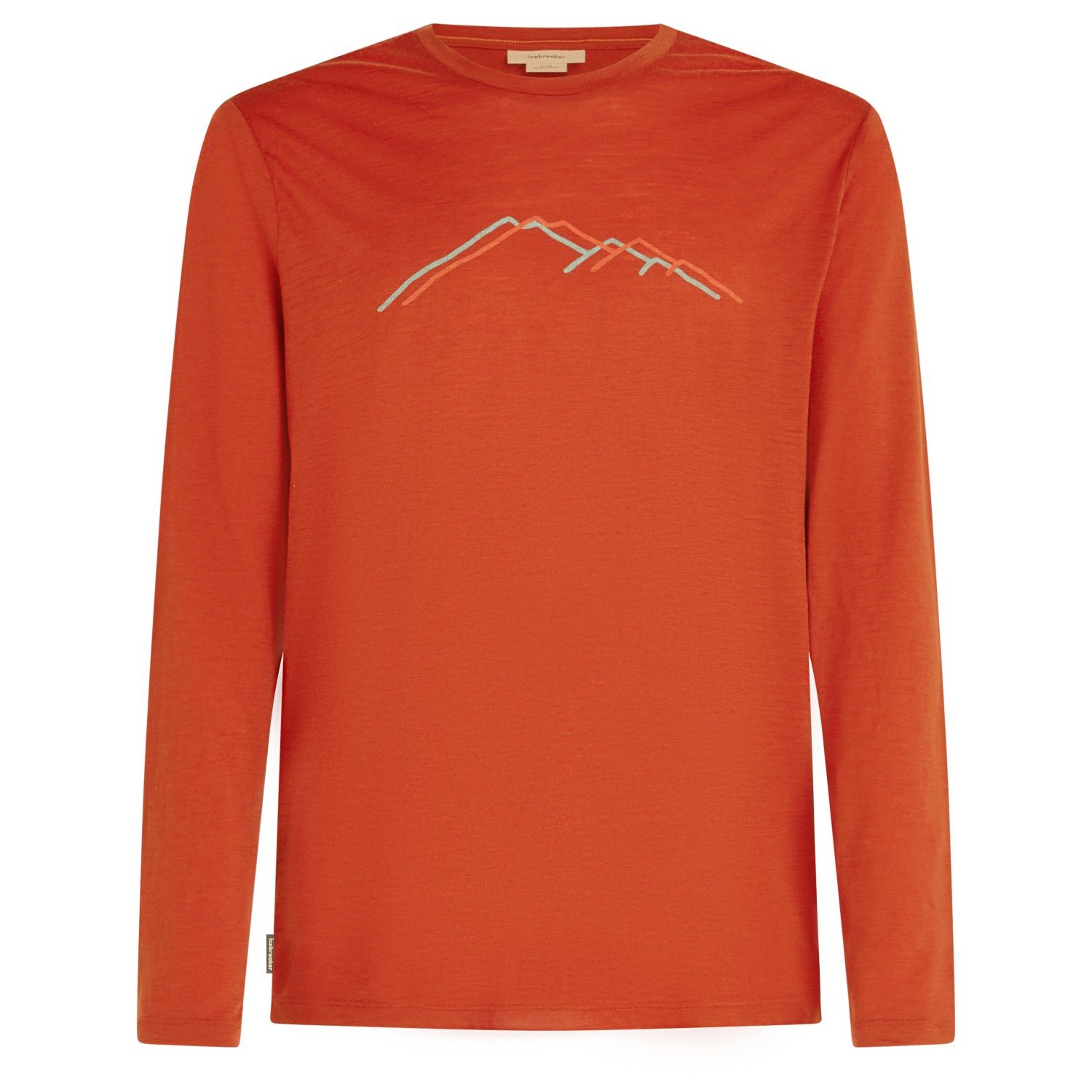 Icebreaker - Merino 150 Tech Lite L/S Tee Rainer Ridge - Merinoshirt Icebreaker - Merino 150 Tech Lite L/S Tee Rainer Ridge - Merinoshirt