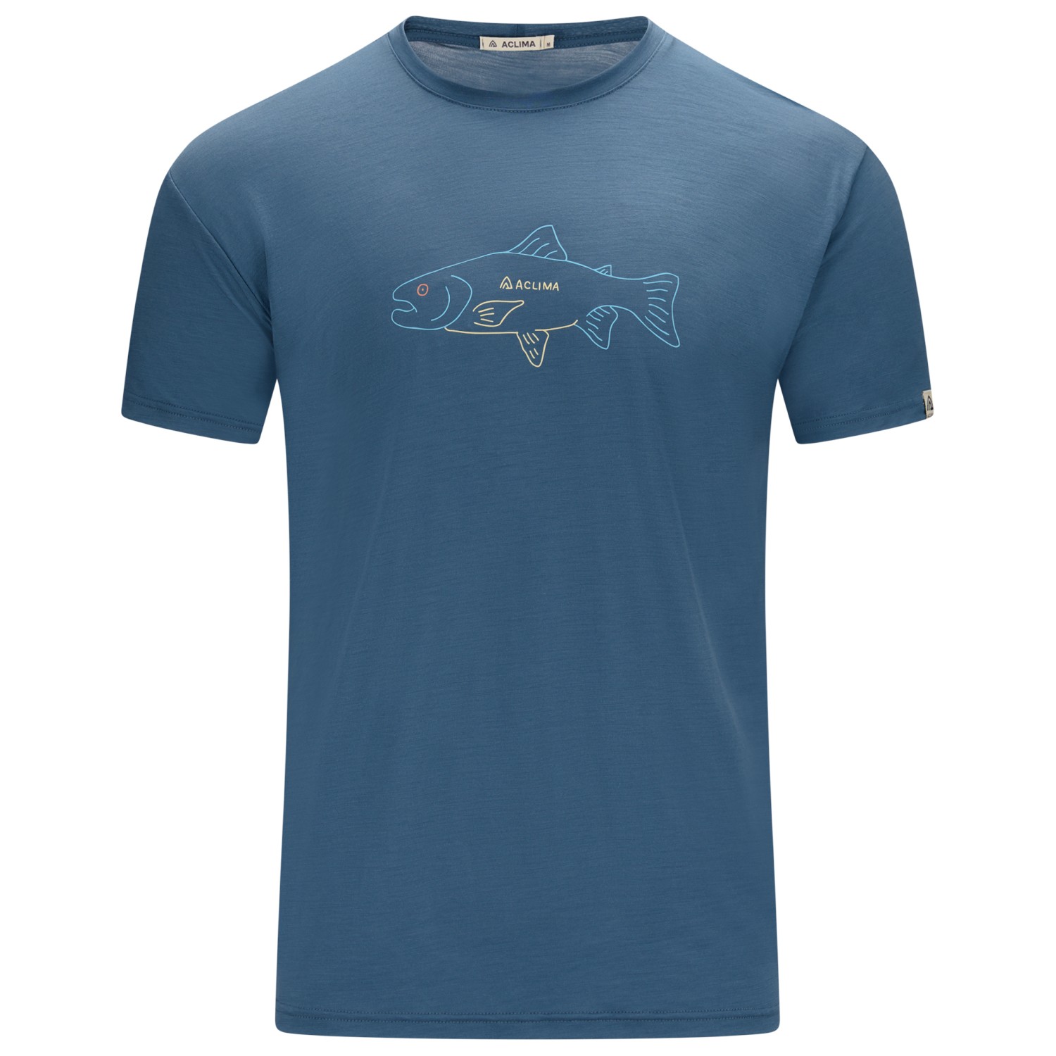 Aclima - Lightwool 140 Tee Salmon - Merinoshirt Aclima - Lightwool 140 Tee Salmon - Merinoshirt