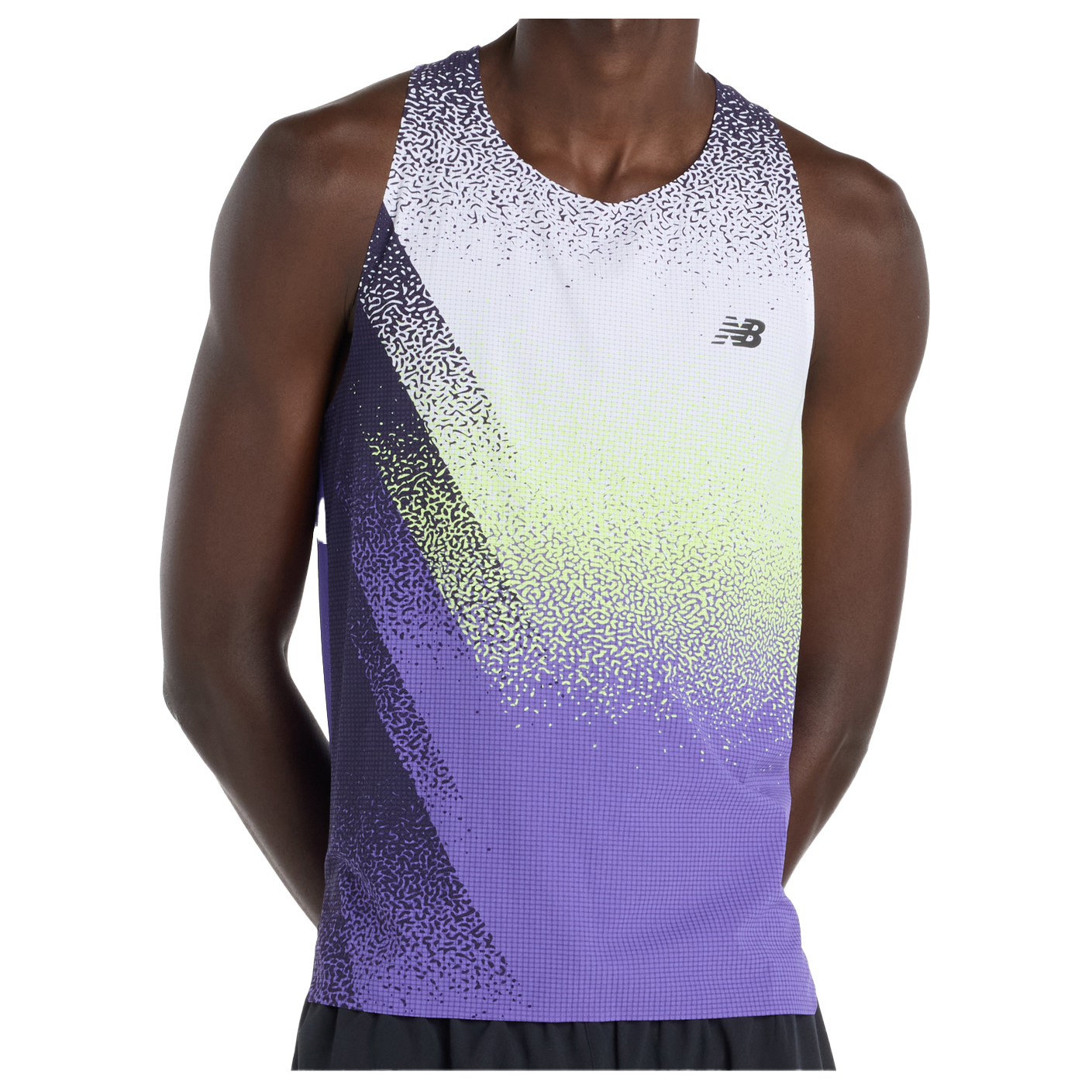 New Balance - Race Day Ultra Light Printed Singlet - Tank Top