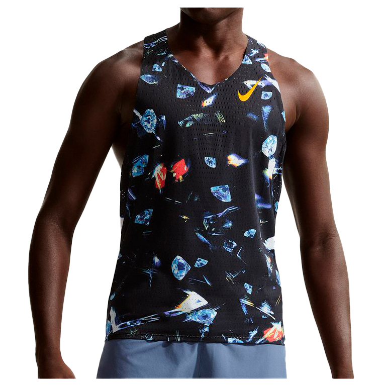Nike - Dri-Fit ADV Aeroswift Singlet AOP - Laufshirt