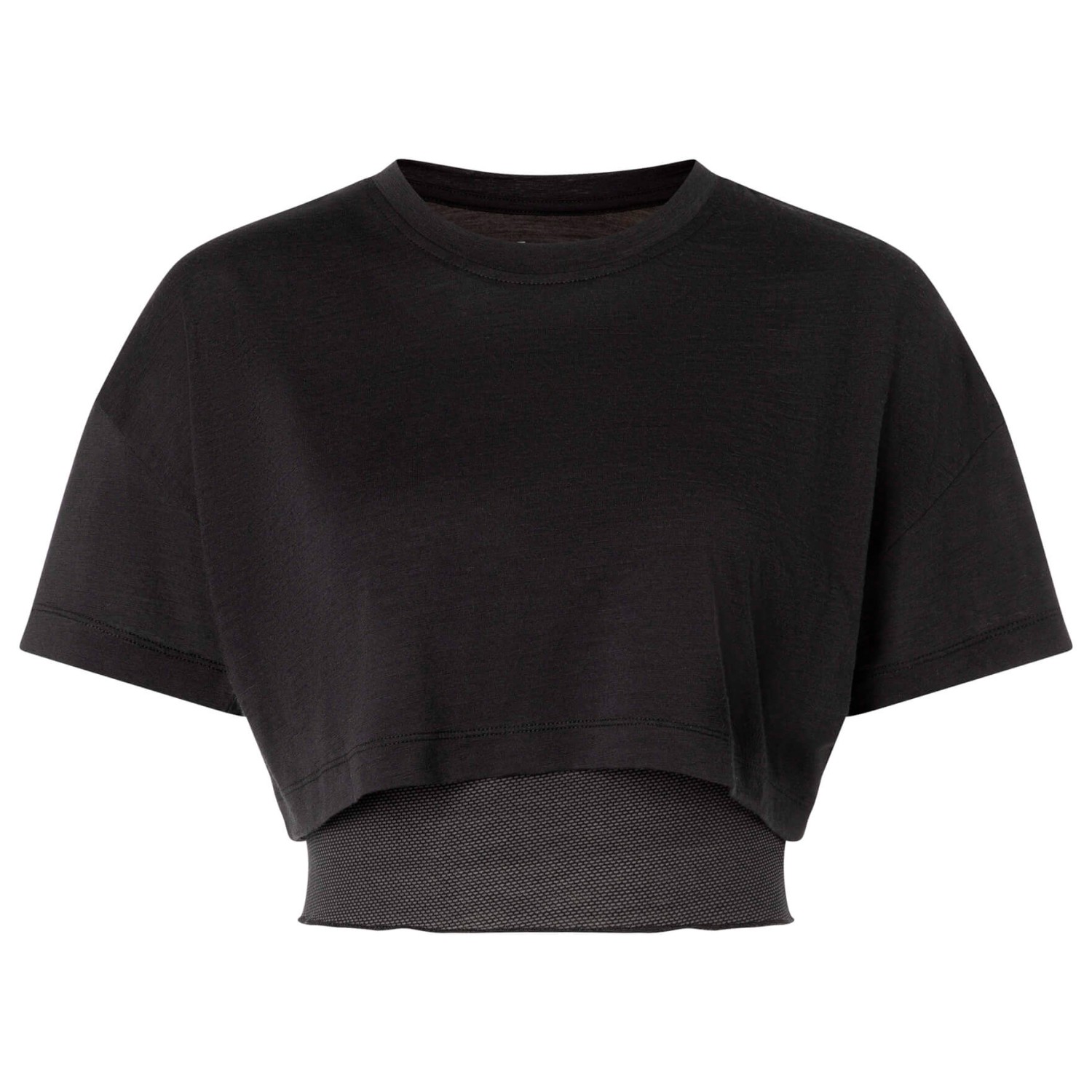 super.natural - Women's Crop Tee - Merinoshirt
