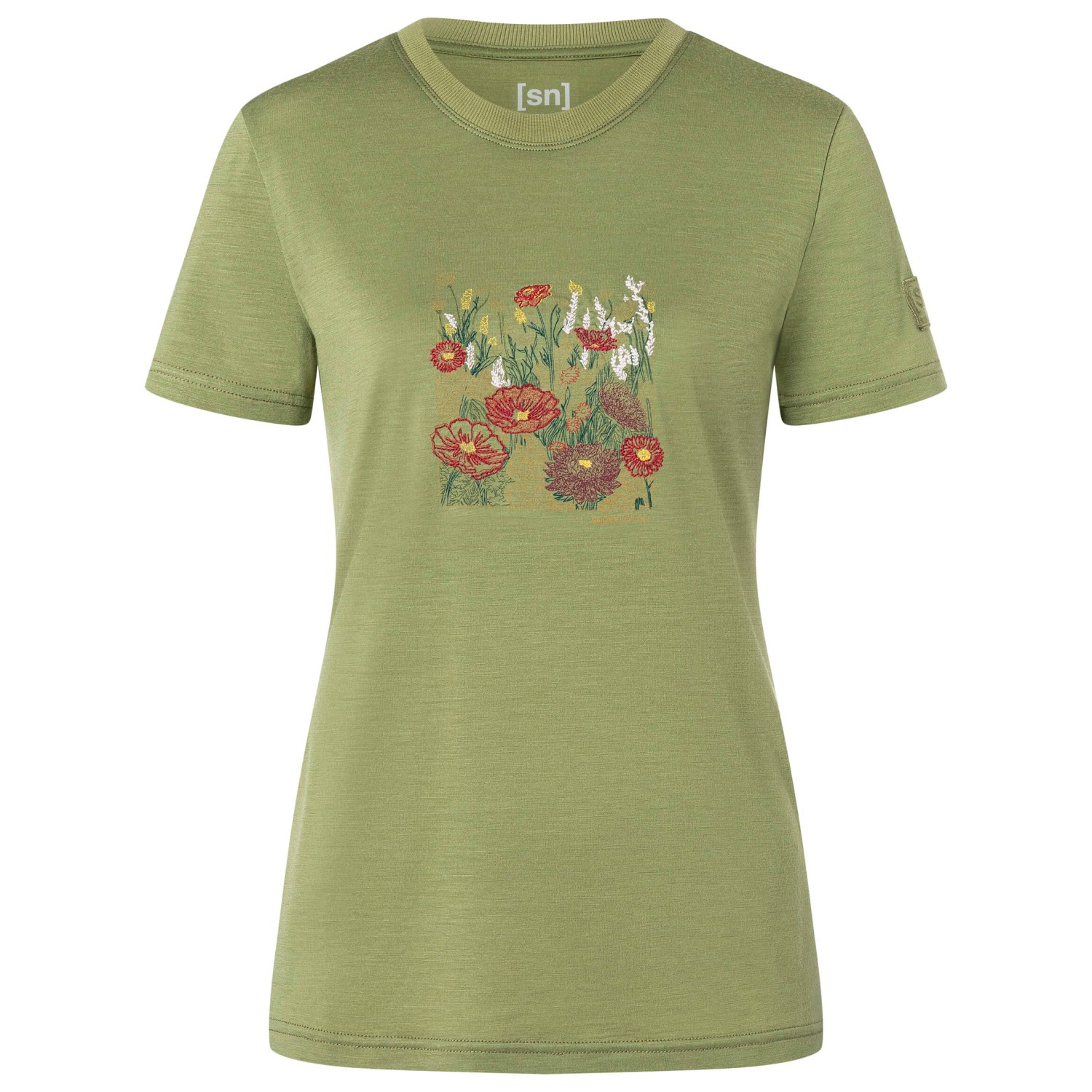 super.natural - Women's Flower Field Bio Jersey Tee - Merinoshirt super.natural - Women's Flower Field Bio Jersey Tee - Merinoshirt