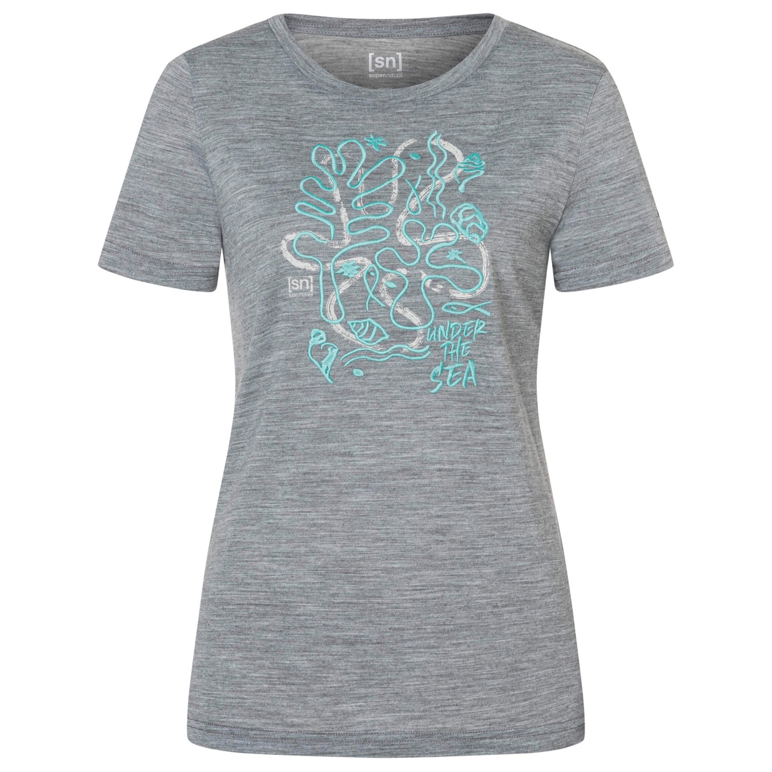 super.natural - Women's Under The Sea Tee - Merinoshirt super.natural - Women's Under The Sea Tee - Merinoshirt