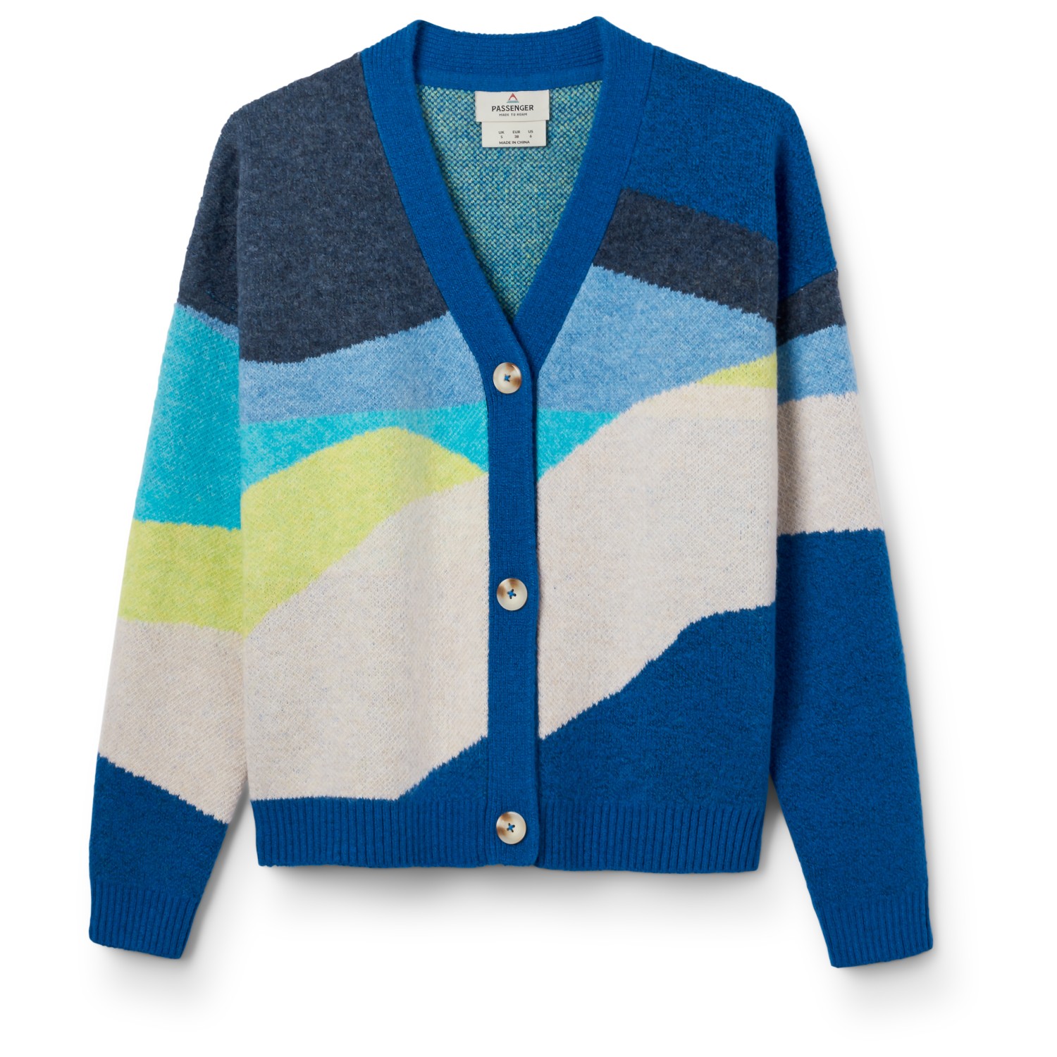Passenger - Women's Scenic Recycled Knitted Cardigan - Cardigan Passenger - Women's Scenic Recycled Knitted Cardigan - Cardigan