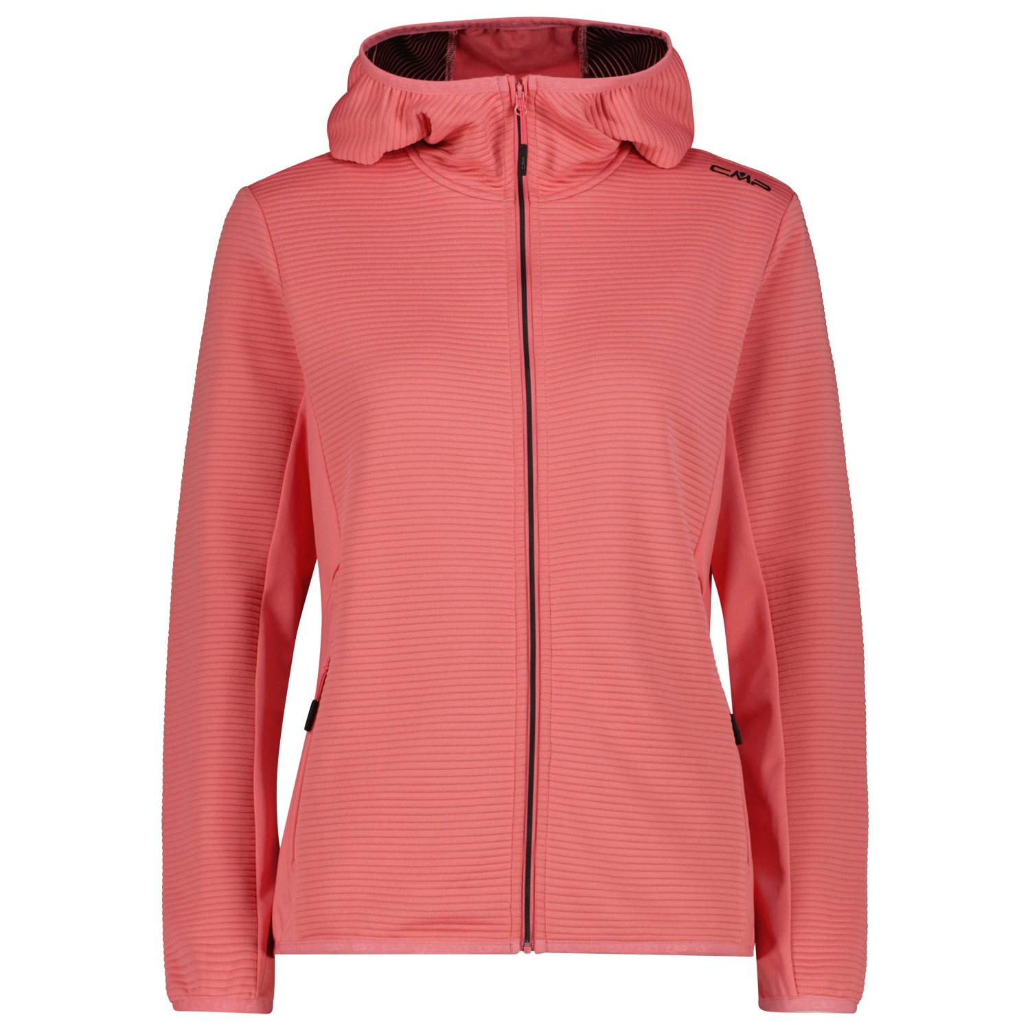 CMP - Women's Striped Jacquard Jacket Fix Hood - Fleecejacke CMP - Women's Striped Jacquard Jacket Fix Hood - Fleecejacke