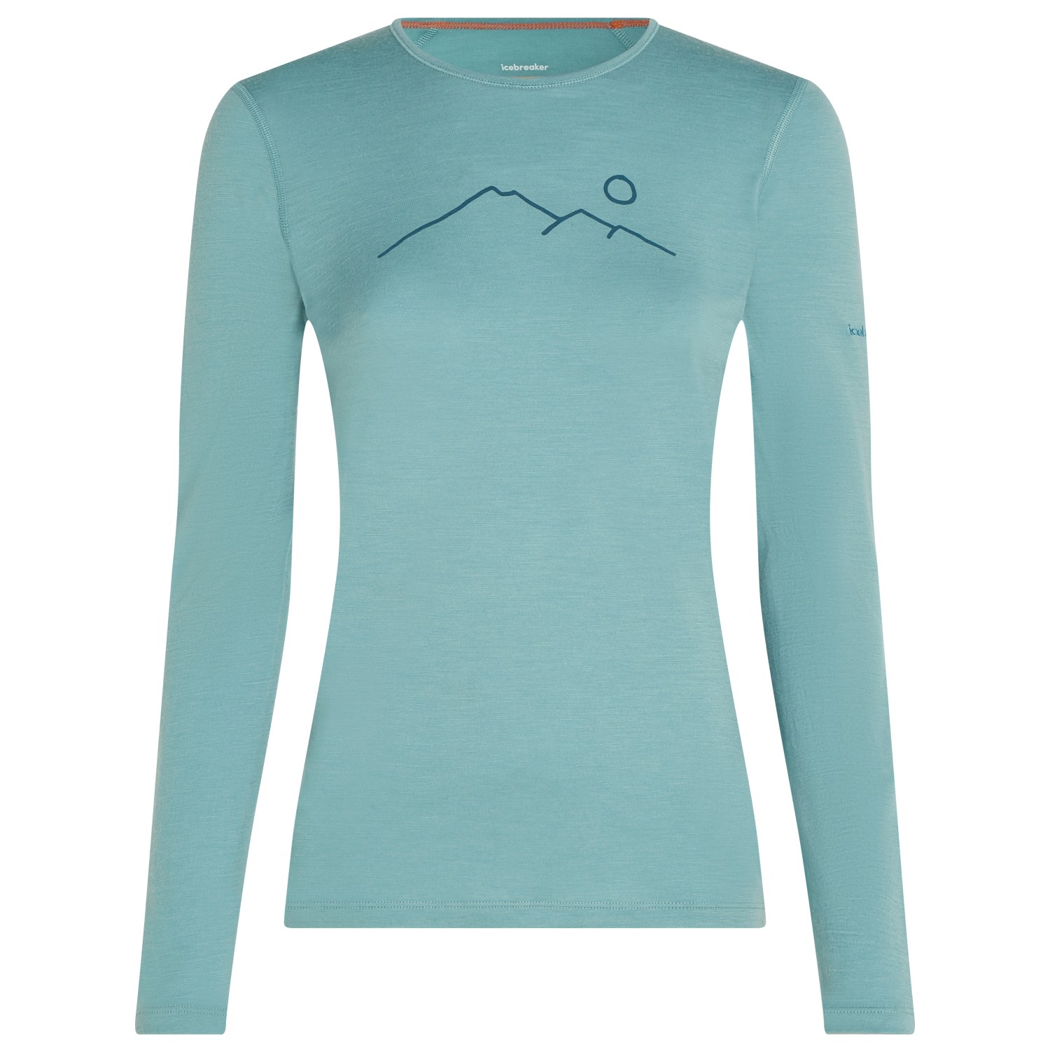 Icebreaker - Women's Merino 200 Oasis L/S Crewe Rainer Ridge - Merinounterwäsche