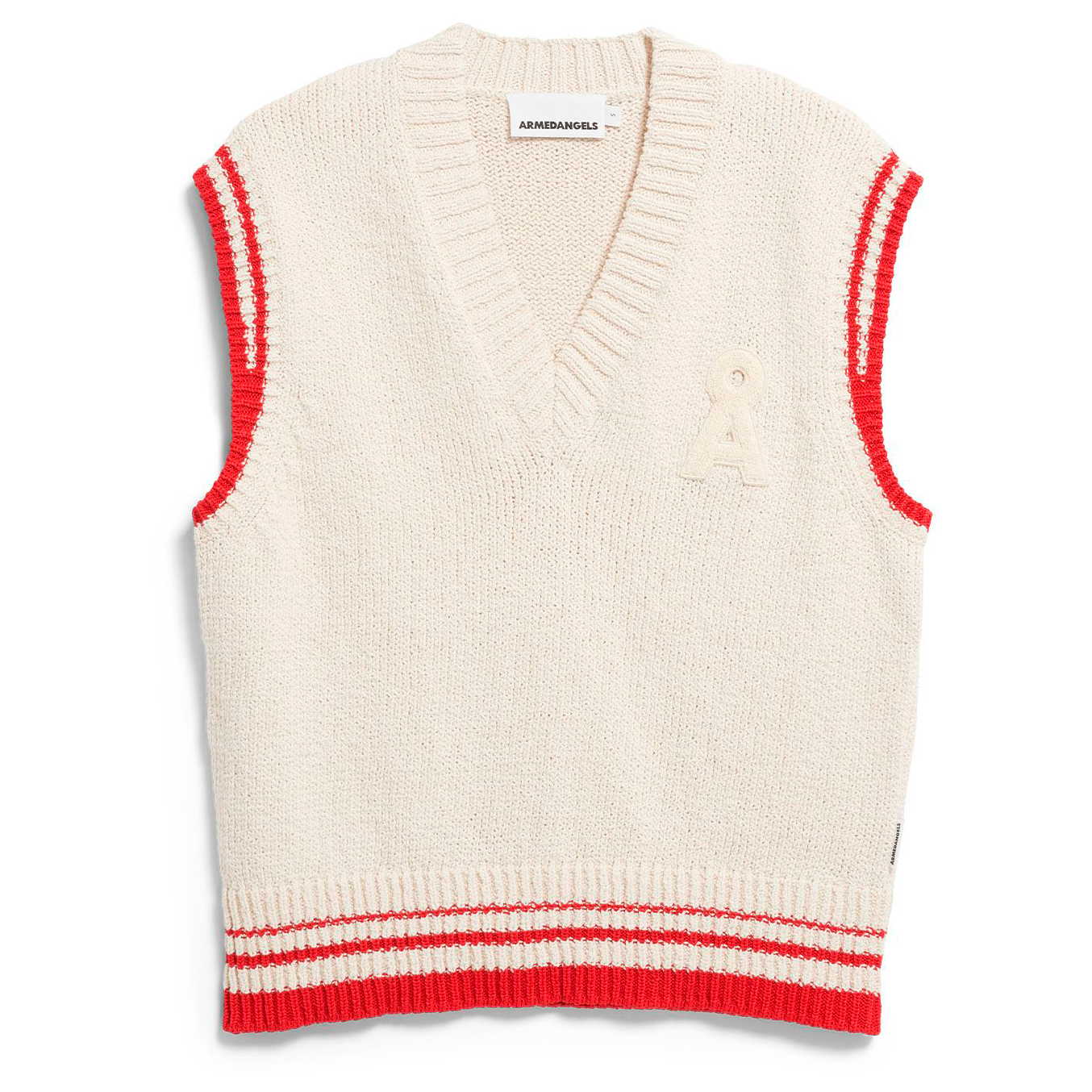 ARMEDANGELS - Women's Iconic Å College Knit Vest - Pullover ARMEDANGELS - Women's Iconic Å College Knit Vest - Pullover