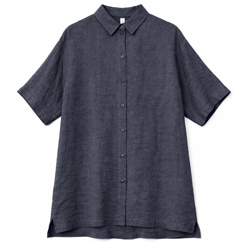 Mazine - Women's Linen Shirt Dress - Kleid Mazine - Women's Linen Shirt Dress - Kleid